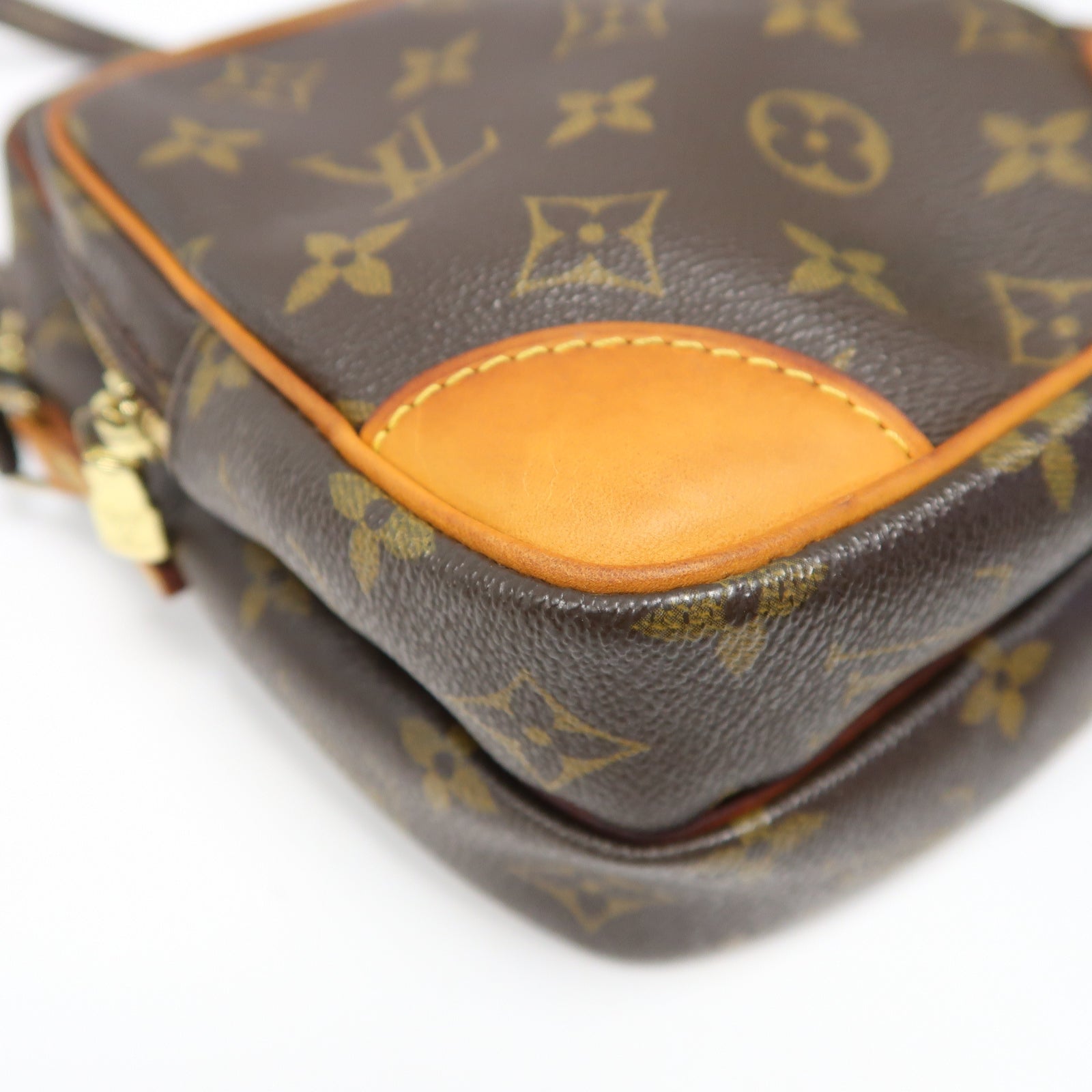 LOUIS VUITTON Monogram Amazon金扣肩背袋啡色