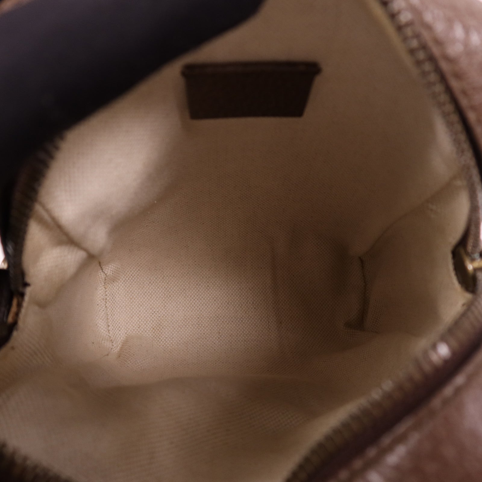 GUCCI 塗層帆布Shoulder Bag金扣肩背袋