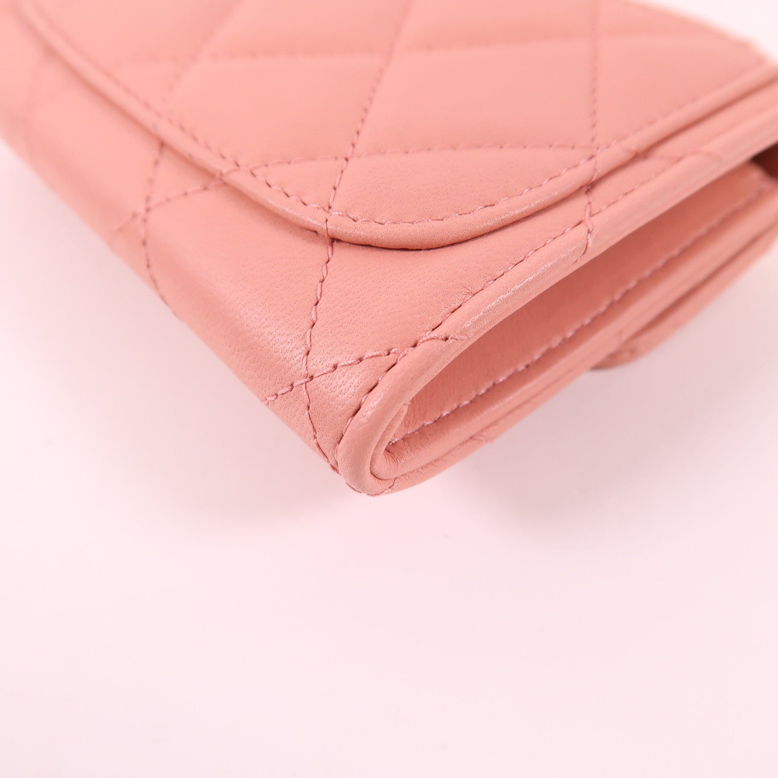 CHANEL 羊皮皮革Card Case金扣卡片套