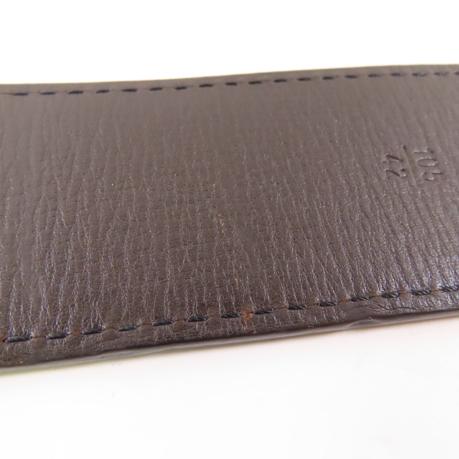 LOUIS VUITTON 牛皮皮革S.T. LV Initials皮帶