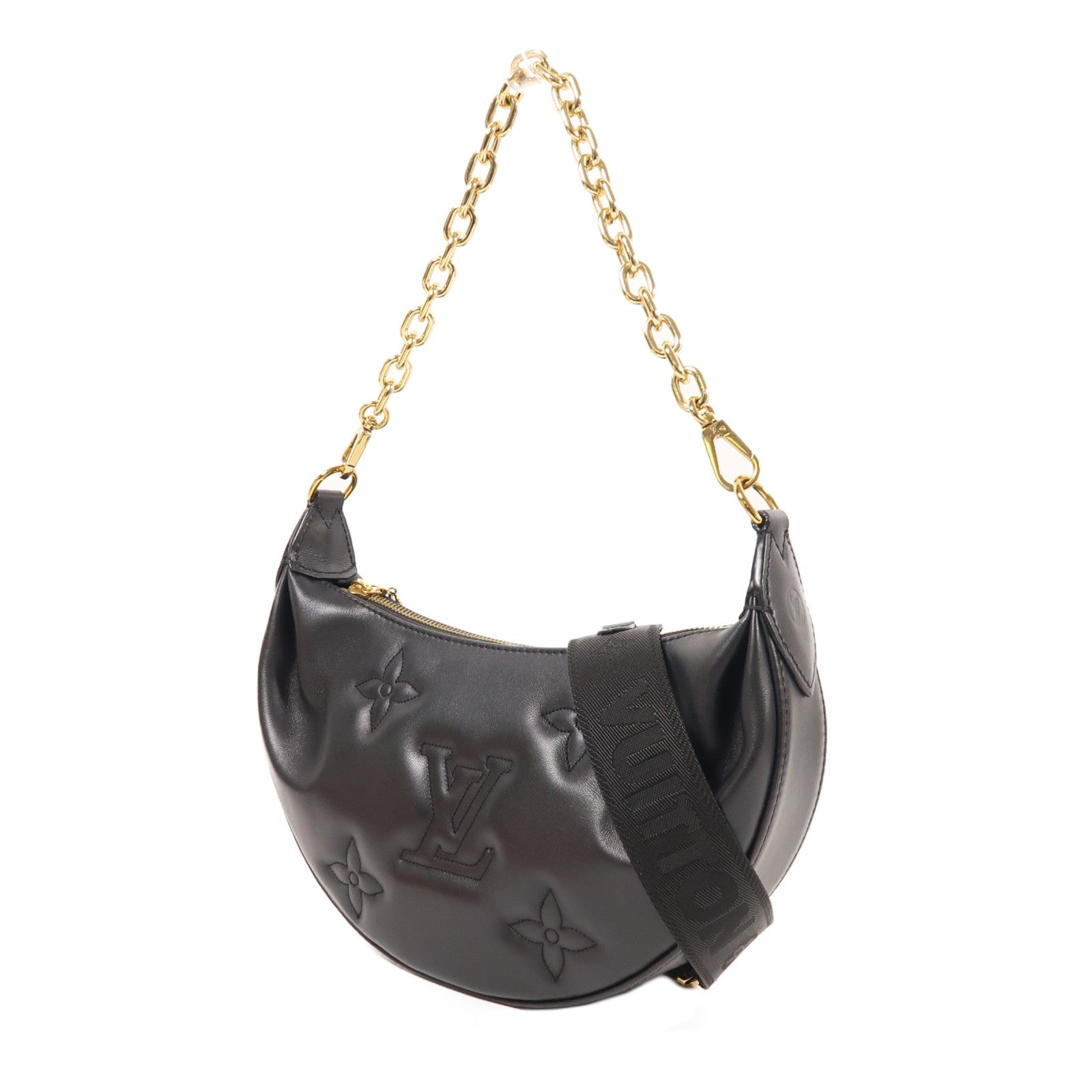 LOUIS VUITTON 牛皮皮革Bubble Glam Over The Moon金扣鏈帶肩背袋