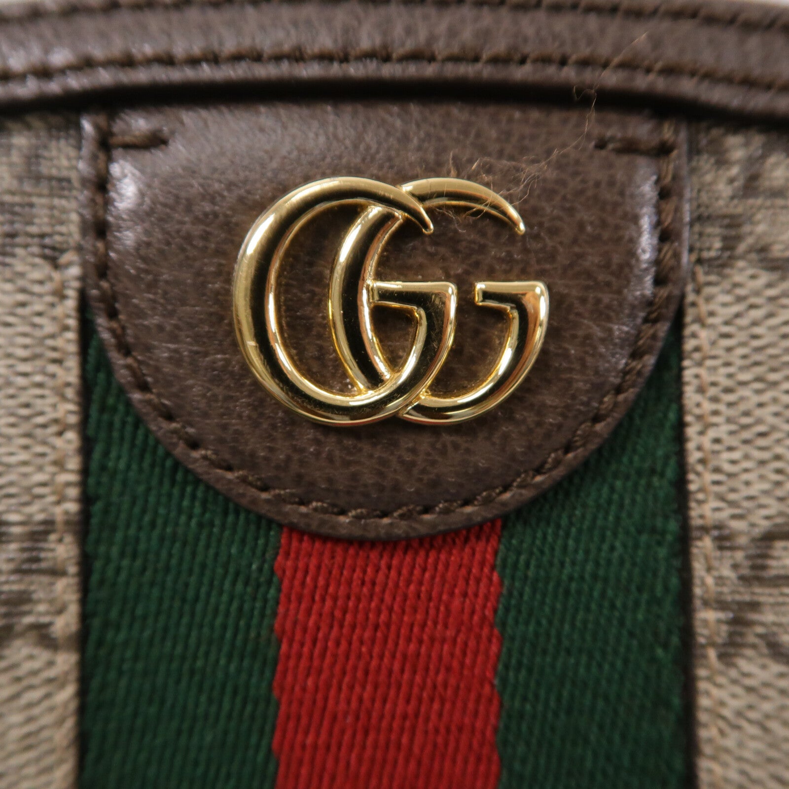 GUCCI 塗層帆布Ophidia GG肩背袋