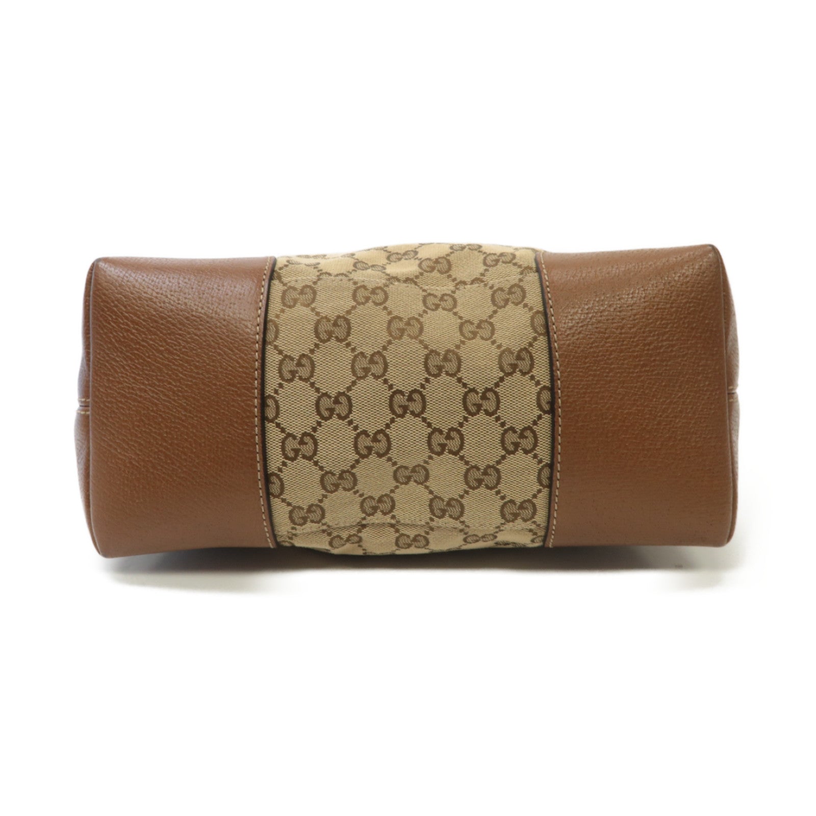 GUCCI 【激減優惠】帆布2way Shoulder Bag金扣手挽肩背兩用袋棕色