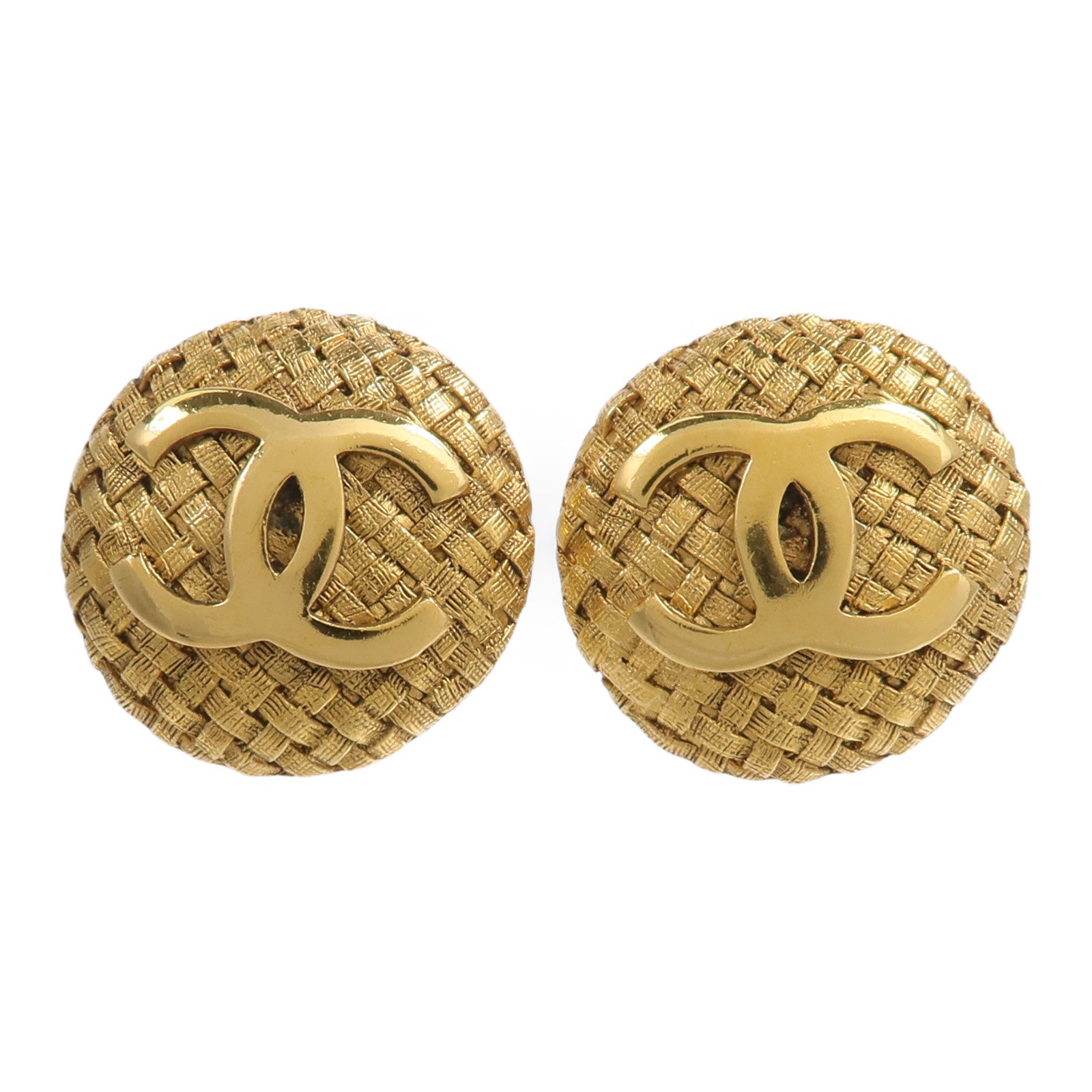 CHANEL 金屬Vintage Clip-On Earrings耳環