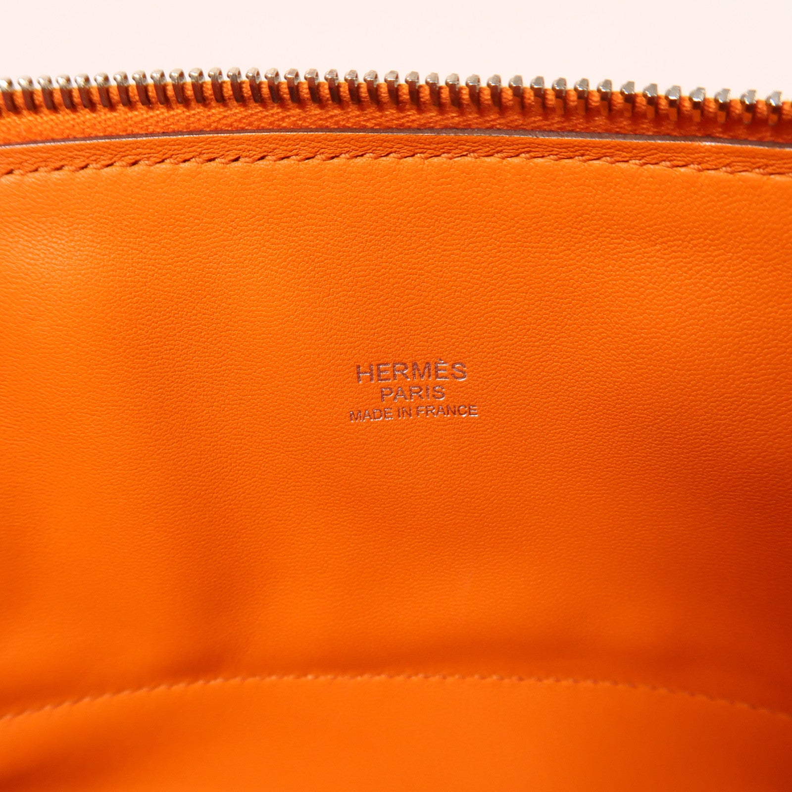 HERMES Clemence皮革Bolide 31銀扣手挽肩背兩用袋