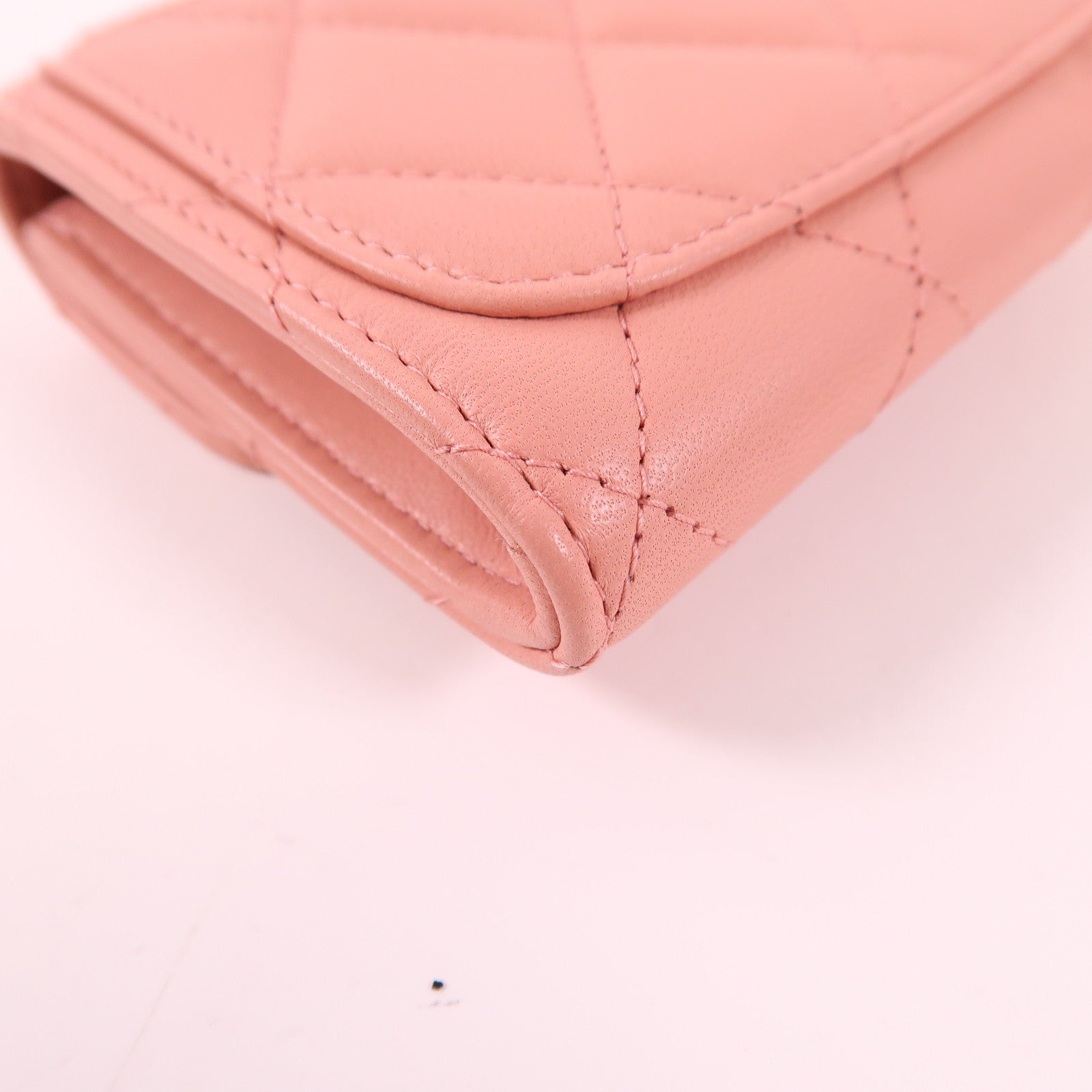 CHANEL 羊皮皮革Card Case金扣卡片套