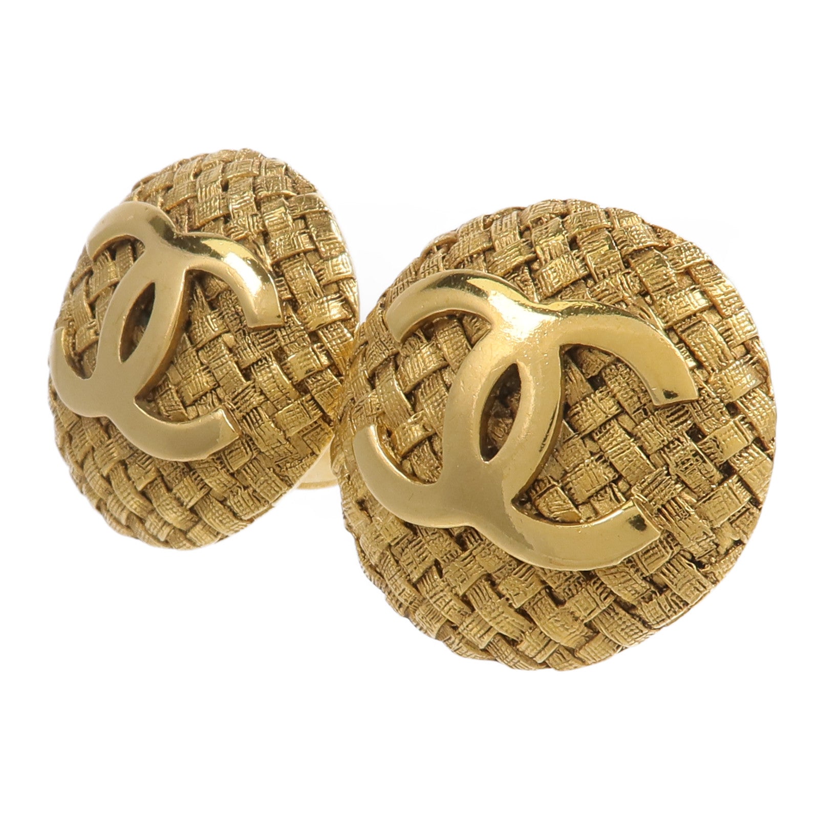 CHANEL 金屬Vintage Clip-On Earrings耳環