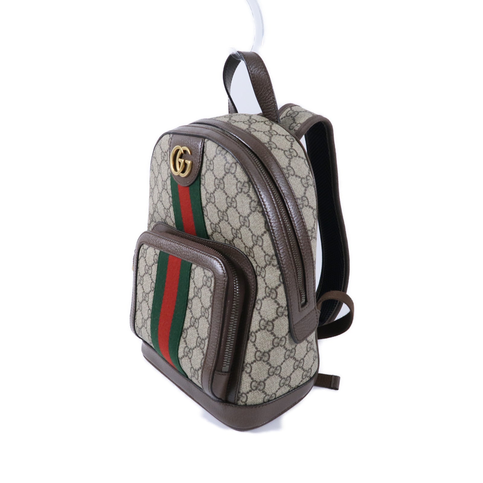 GUCCI 塗層帆布GG Supreme Backpack背包