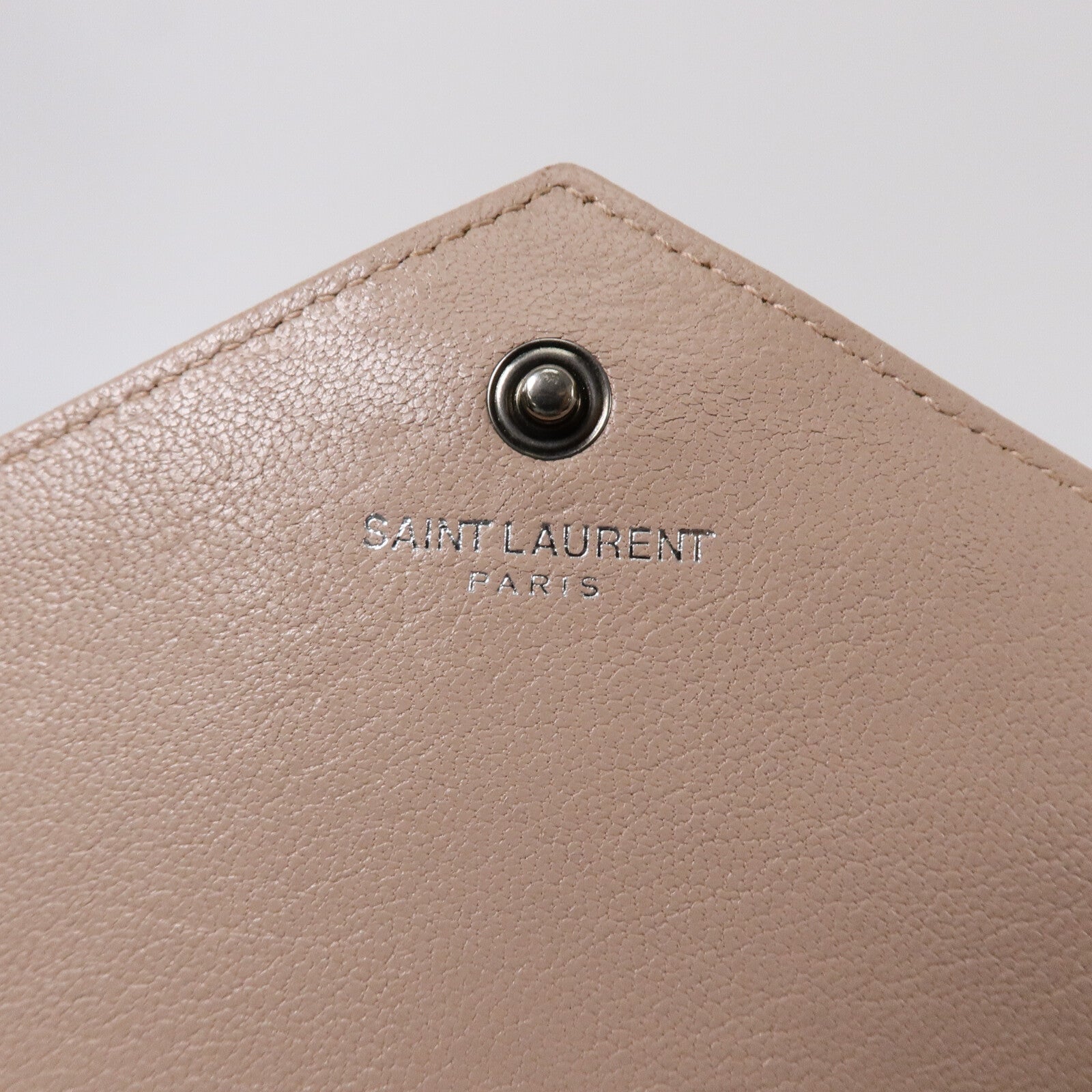 SAINT LAURENT 牛皮皮革Envelope WOC鏈帶肩背袋