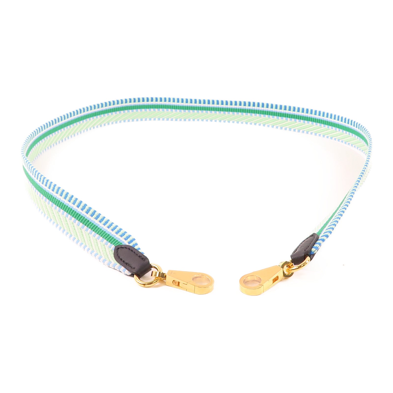HERMES Canvas Sangle Cavele Strap金扣肩背帶彩色