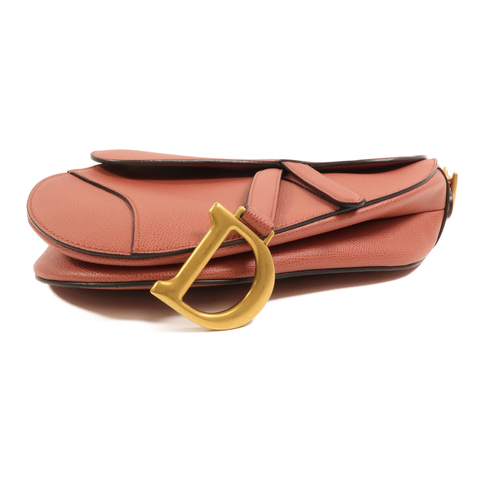 Dior 牛皮皮革Saddle Medium金扣肩背袋
