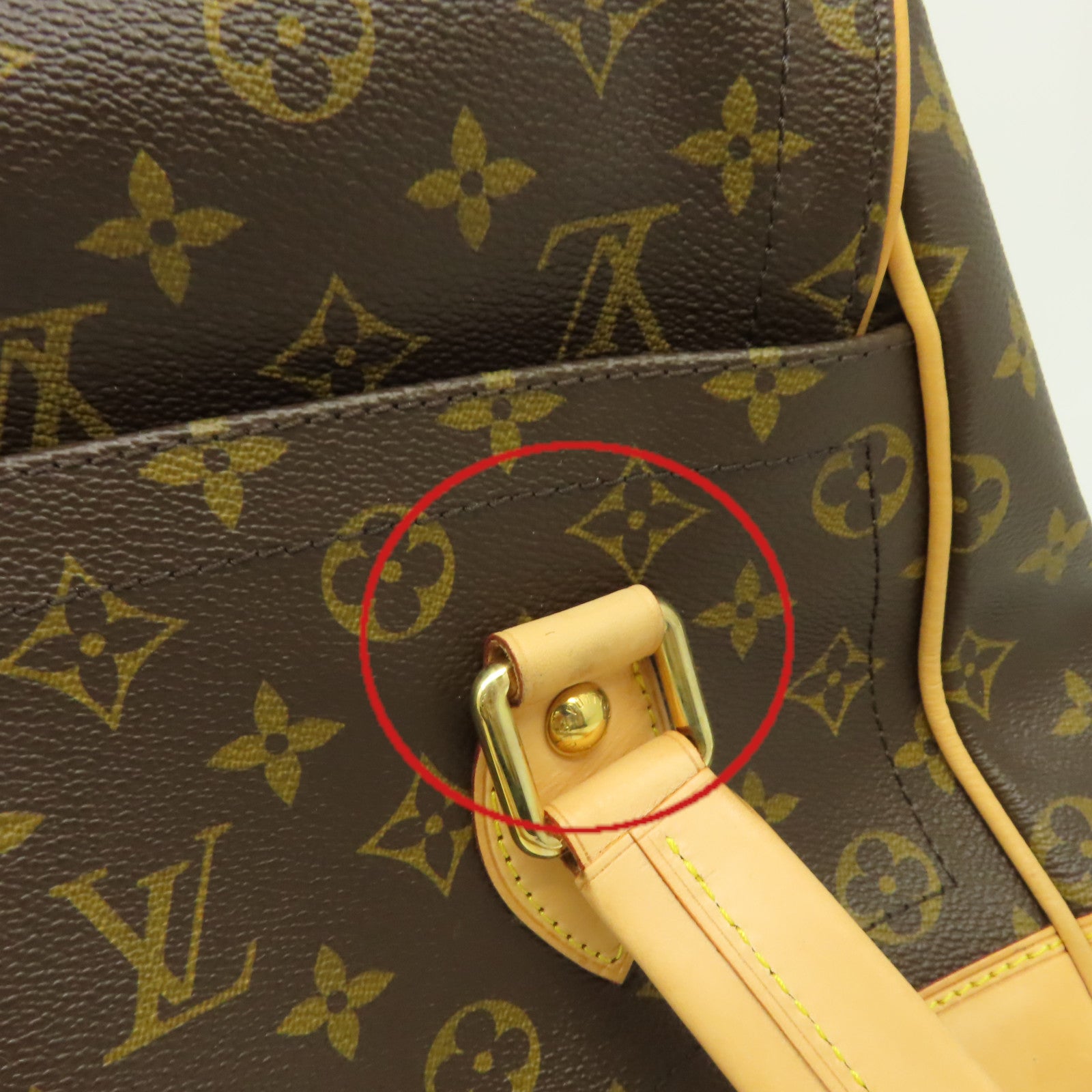 LOUIS VUITTON 【激減優惠】Monogram Beverly MM Shoulder Bag金扣肩背袋啡色