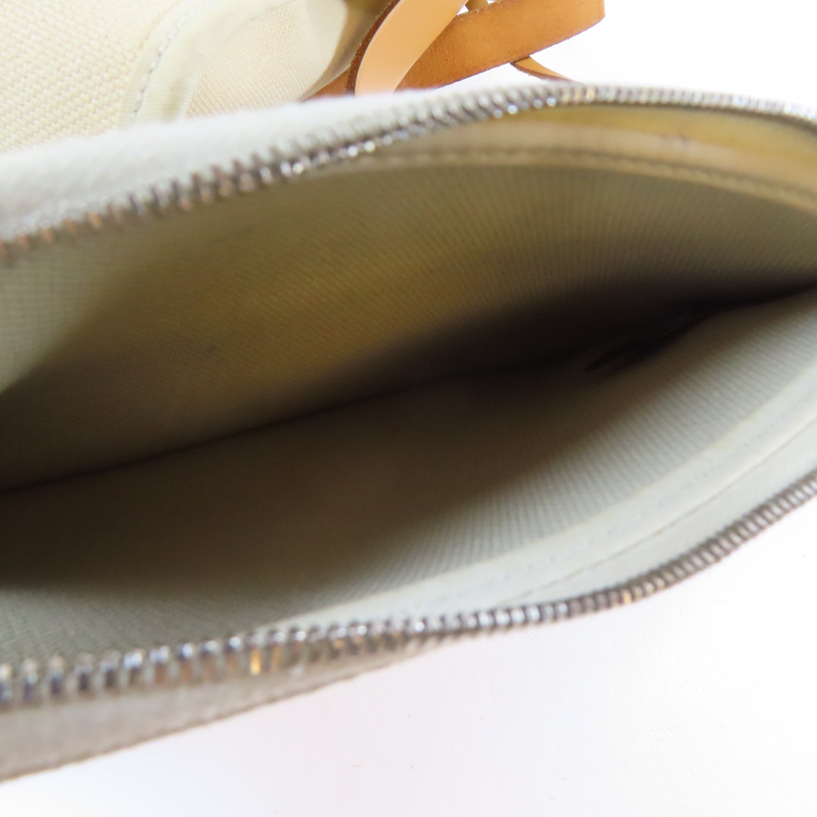 HERMES Toile H帆布Herbag PM銀扣手挽肩背兩用袋風衣卡其色