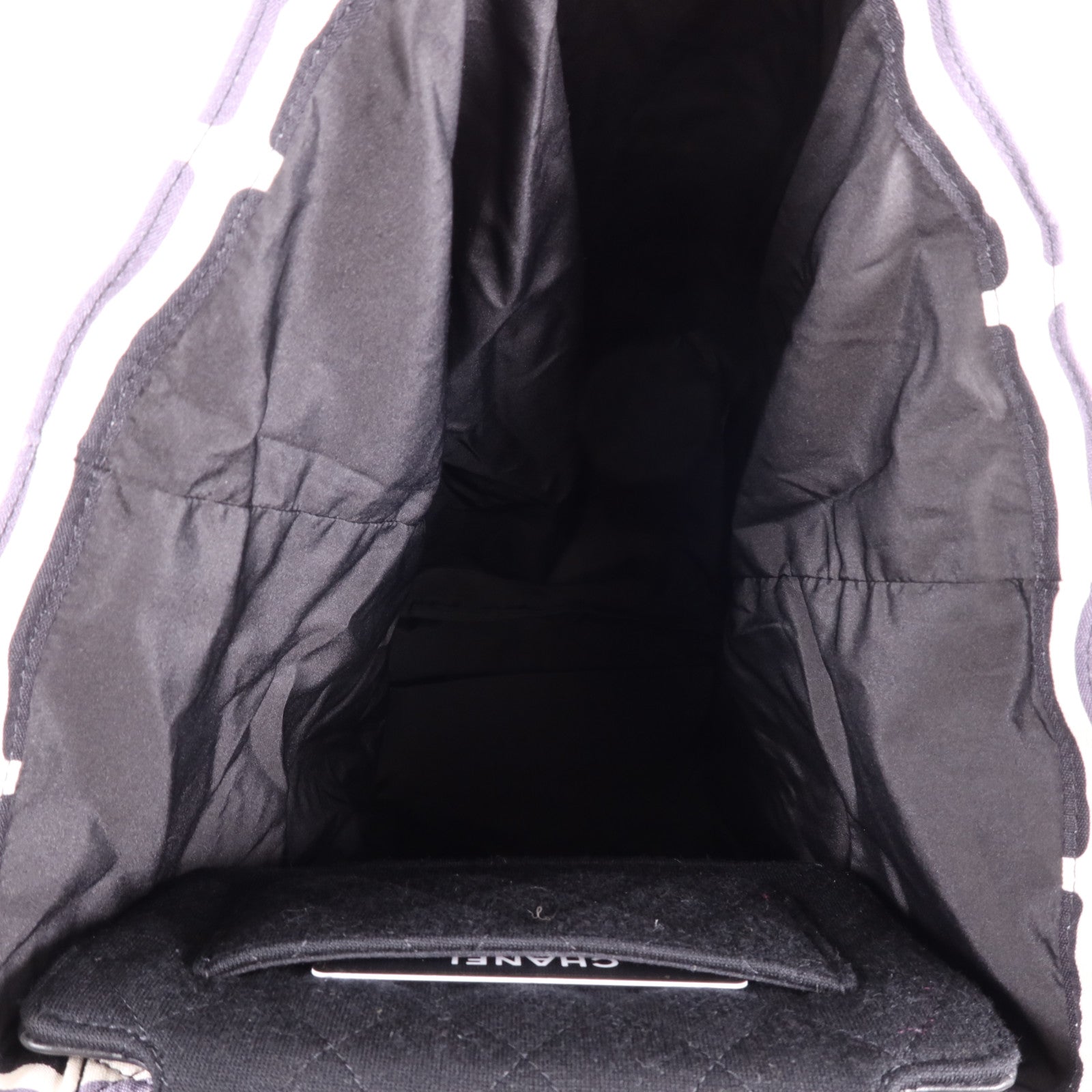 CHANEL 帆布Tote Bag銀扣手挽袋