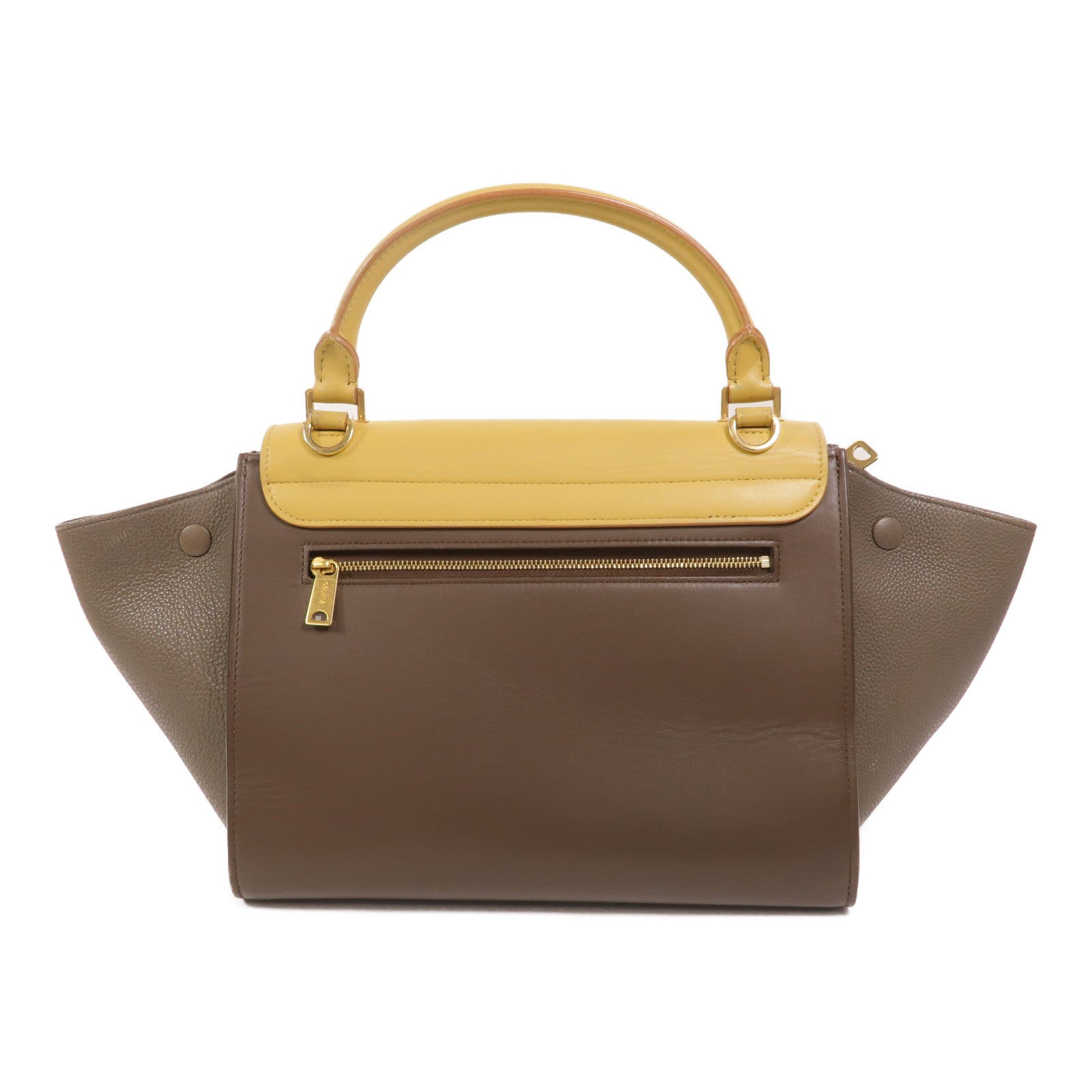CELINE 牛皮皮革Trapeze Small手挽肩背兩用袋