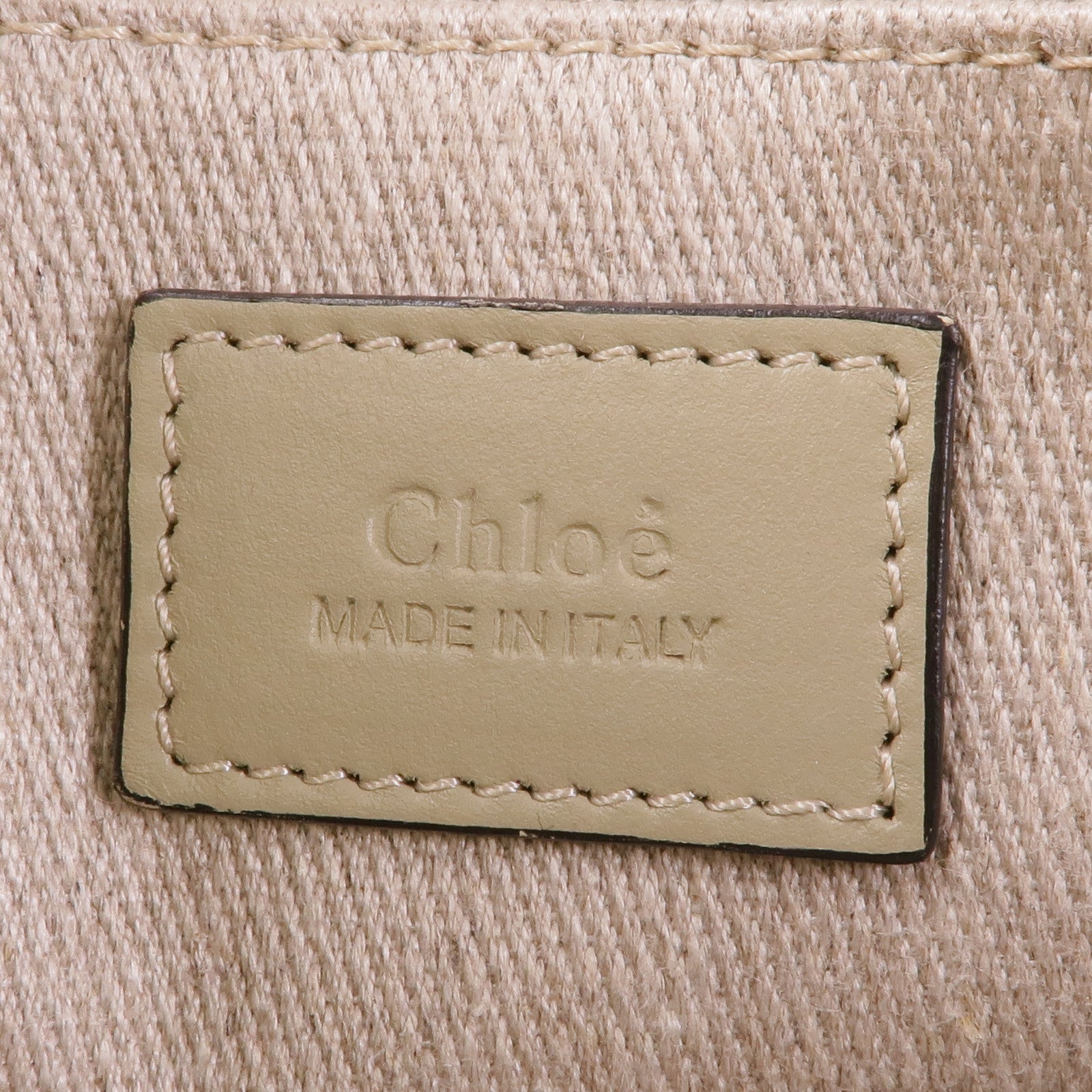 Chloe 帆布Woody Tote手挽袋