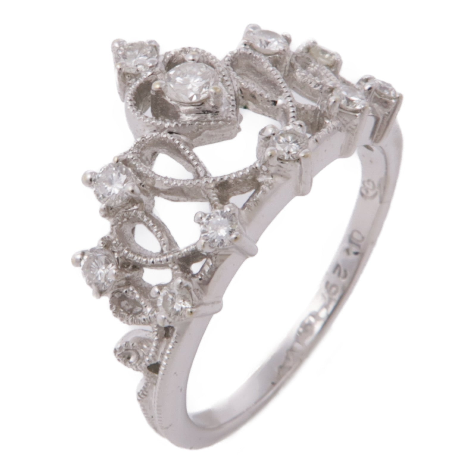 JEWELRY 18K白金Diamond Ring鑽石戒指US#5.5