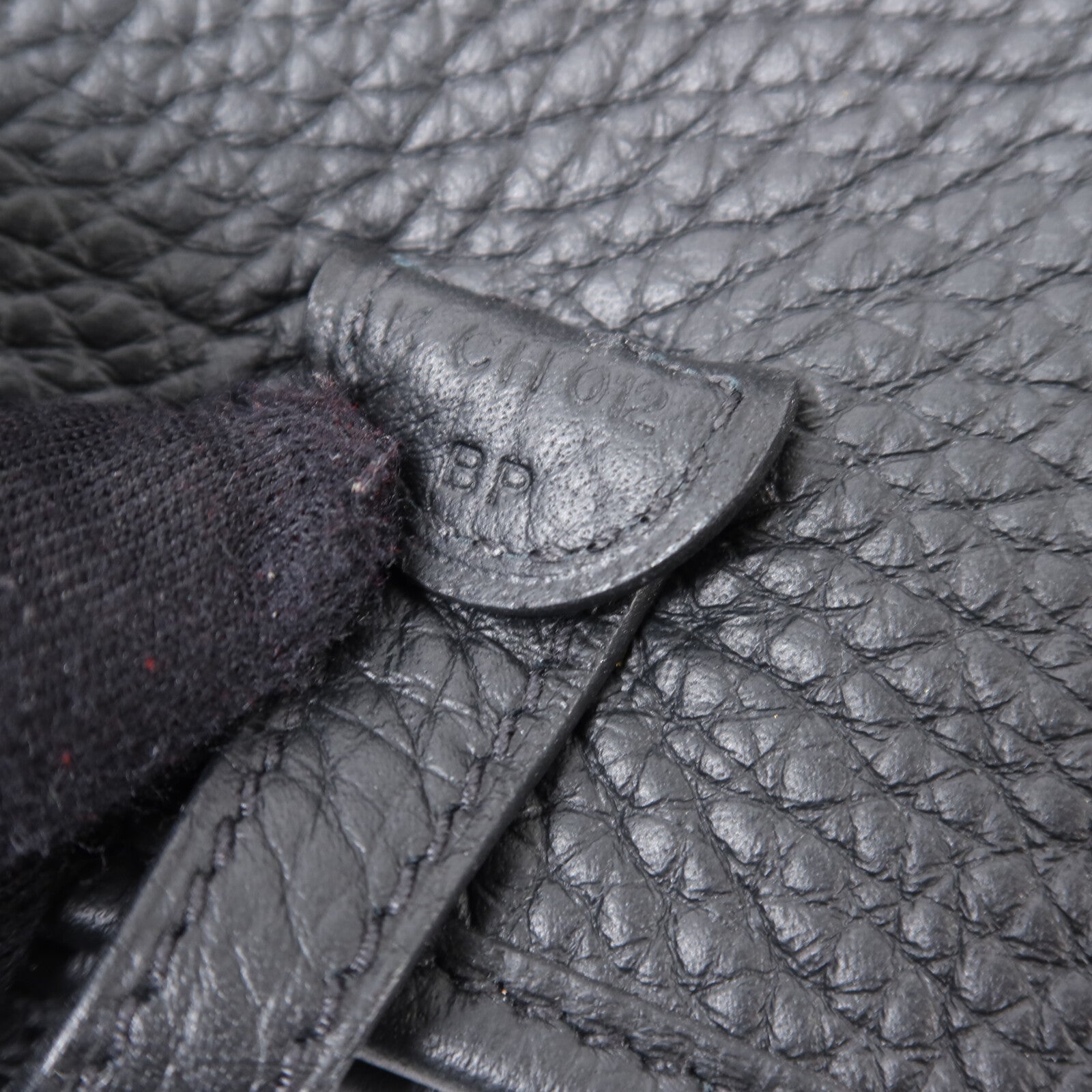 HERMES Clemence皮革Evelyne TPM金扣肩背袋Noir
