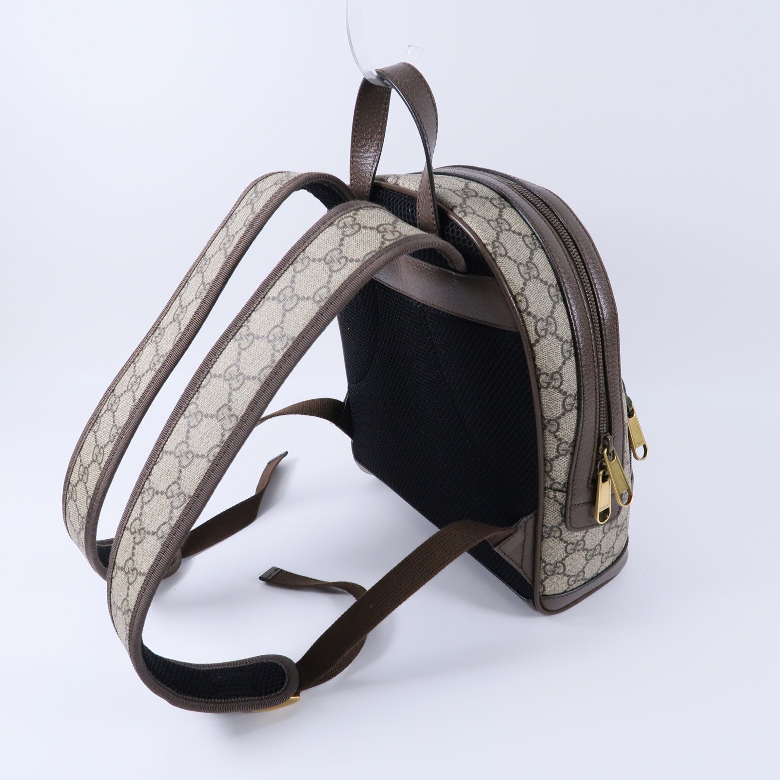 GUCCI 塗層帆布GG Supreme Backpack背包