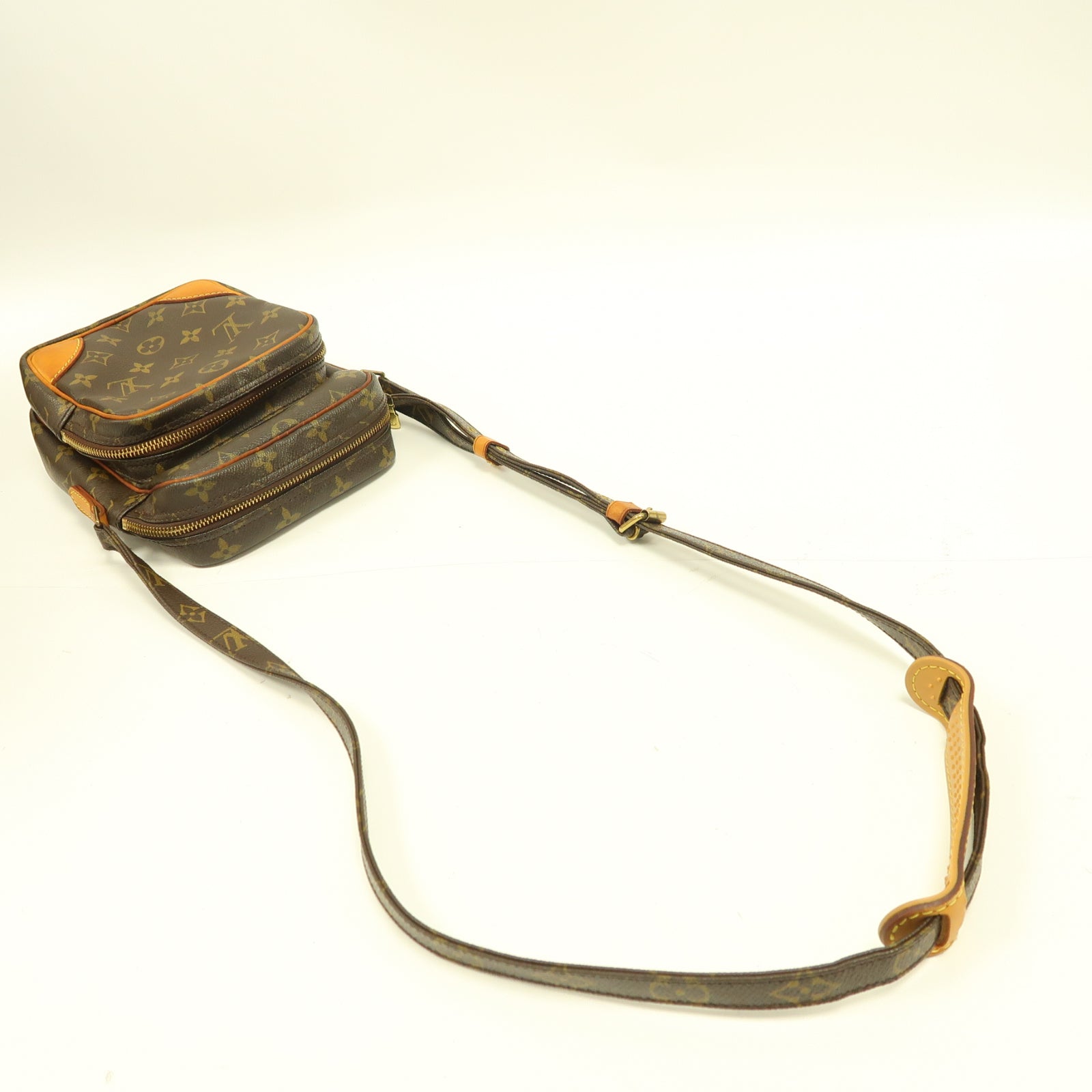 LOUIS VUITTON Monogram Amazon金扣肩背袋啡色