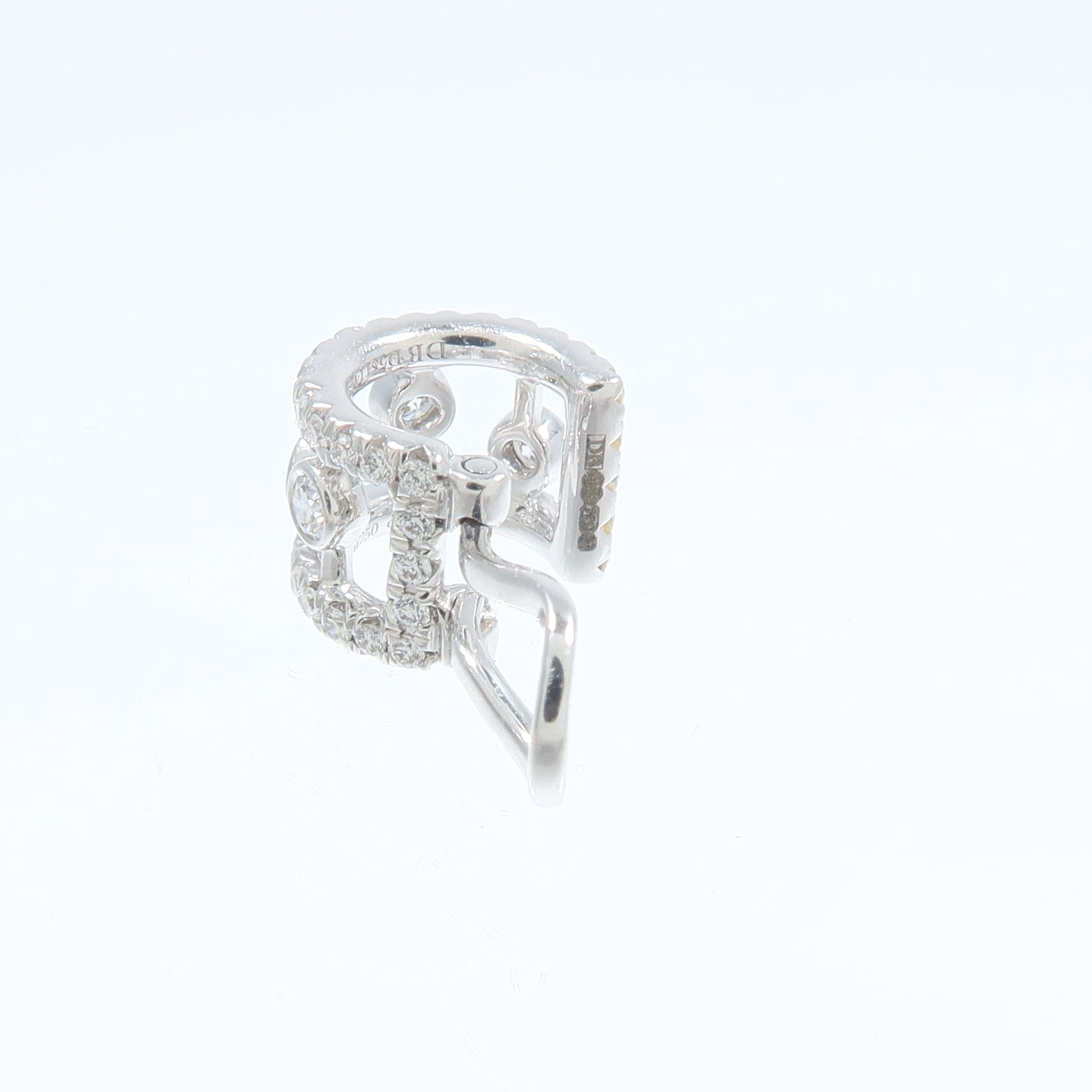 JEWELRY 18K白金De Beers鑽石耳環