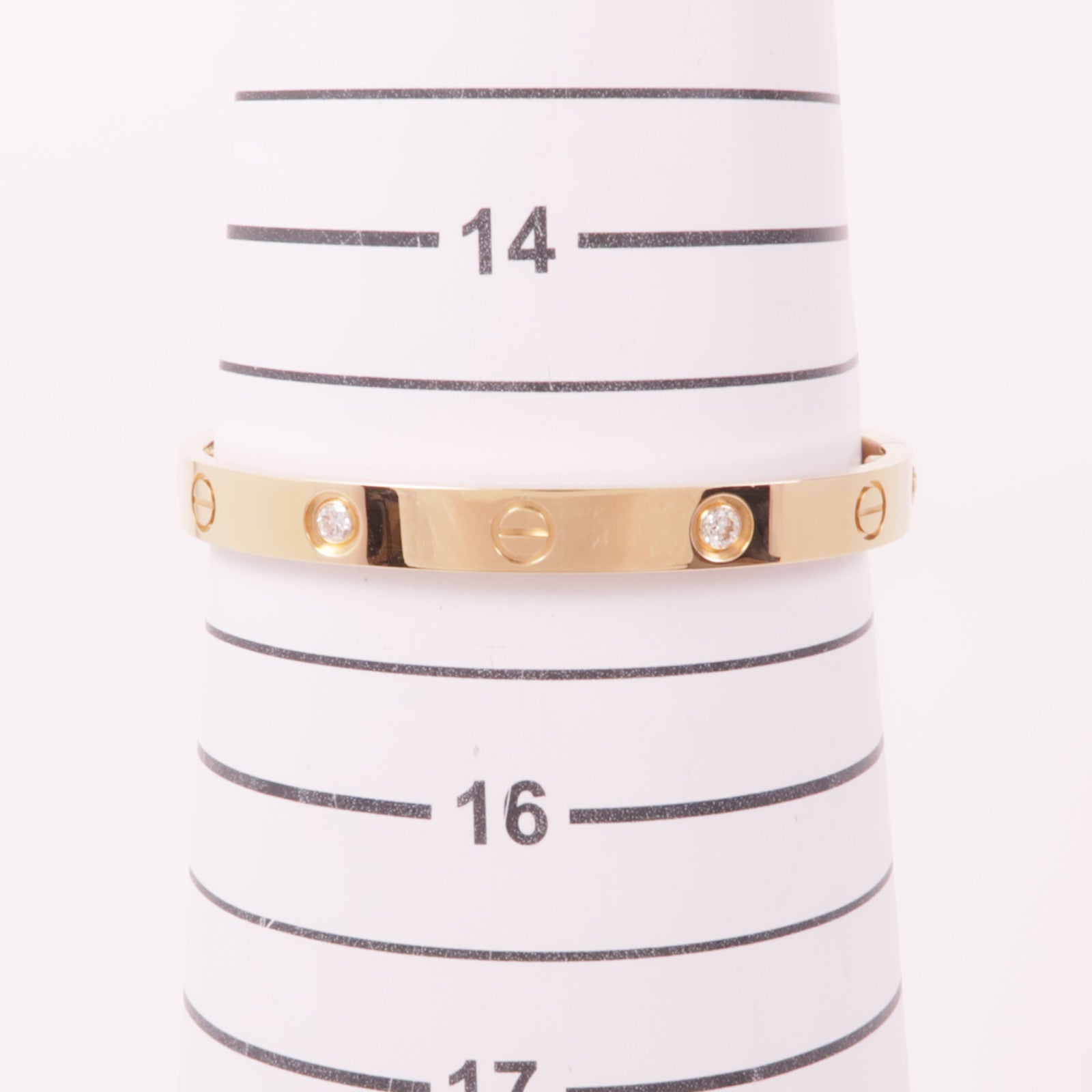 CARTIER 18K玫瑰金Love Bangle手鐲Cartier#16