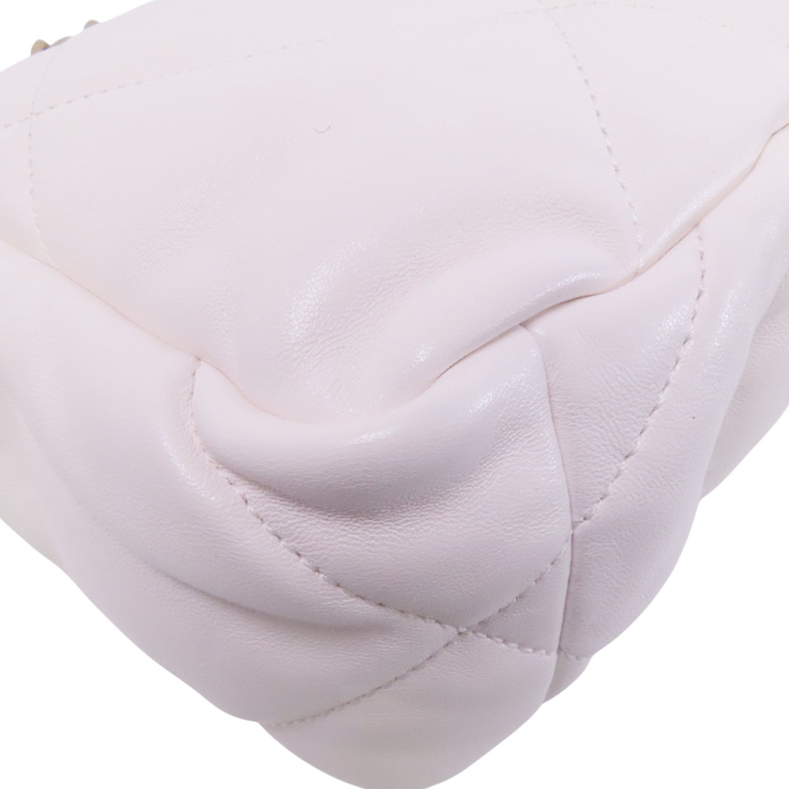 CHANEL 羊皮皮革Chanel 19 Small金扣鏈帶手挽肩背兩用袋