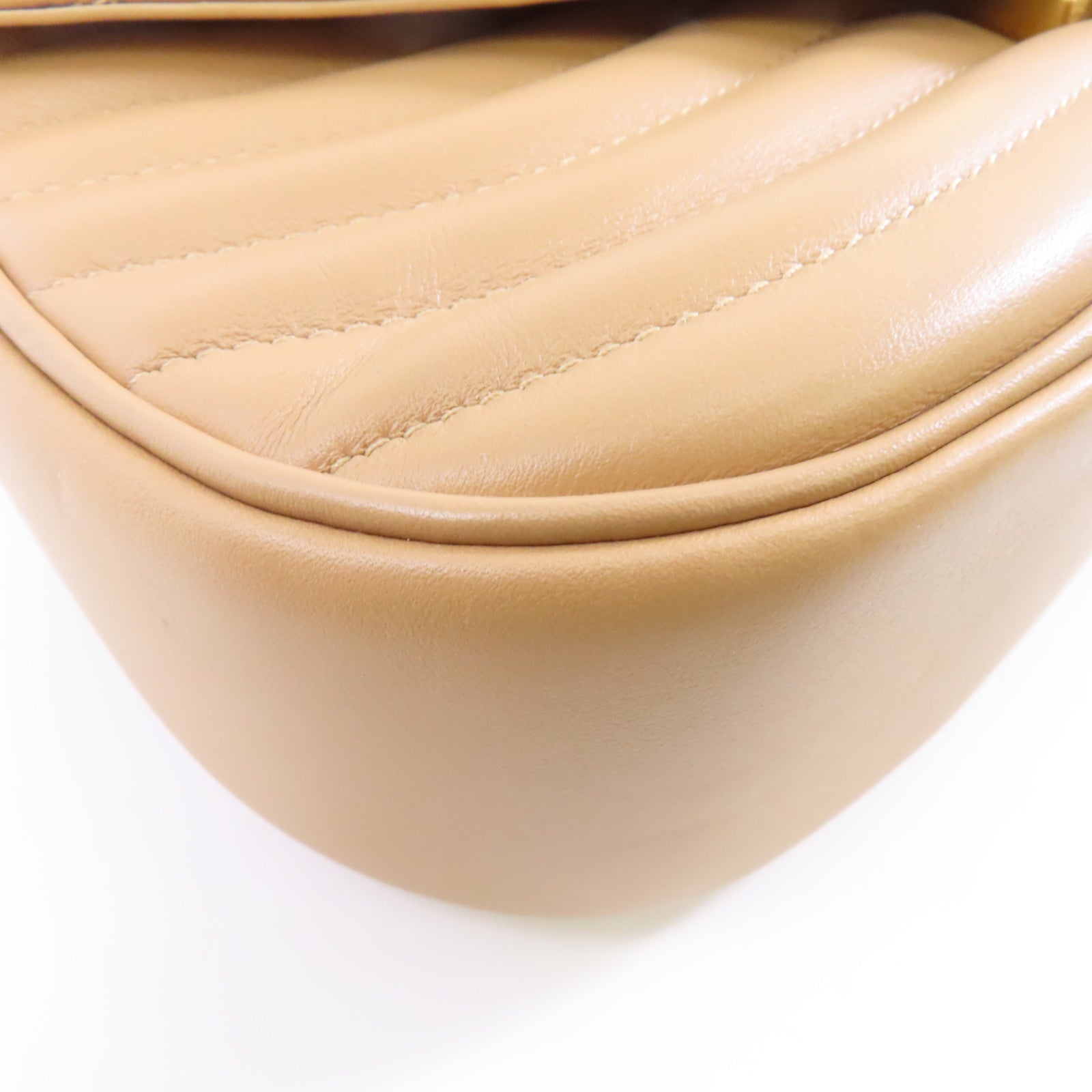 LOUIS VUITTON 【激減優惠】羊皮皮革New Wave MM金扣手挽肩背兩用袋米色