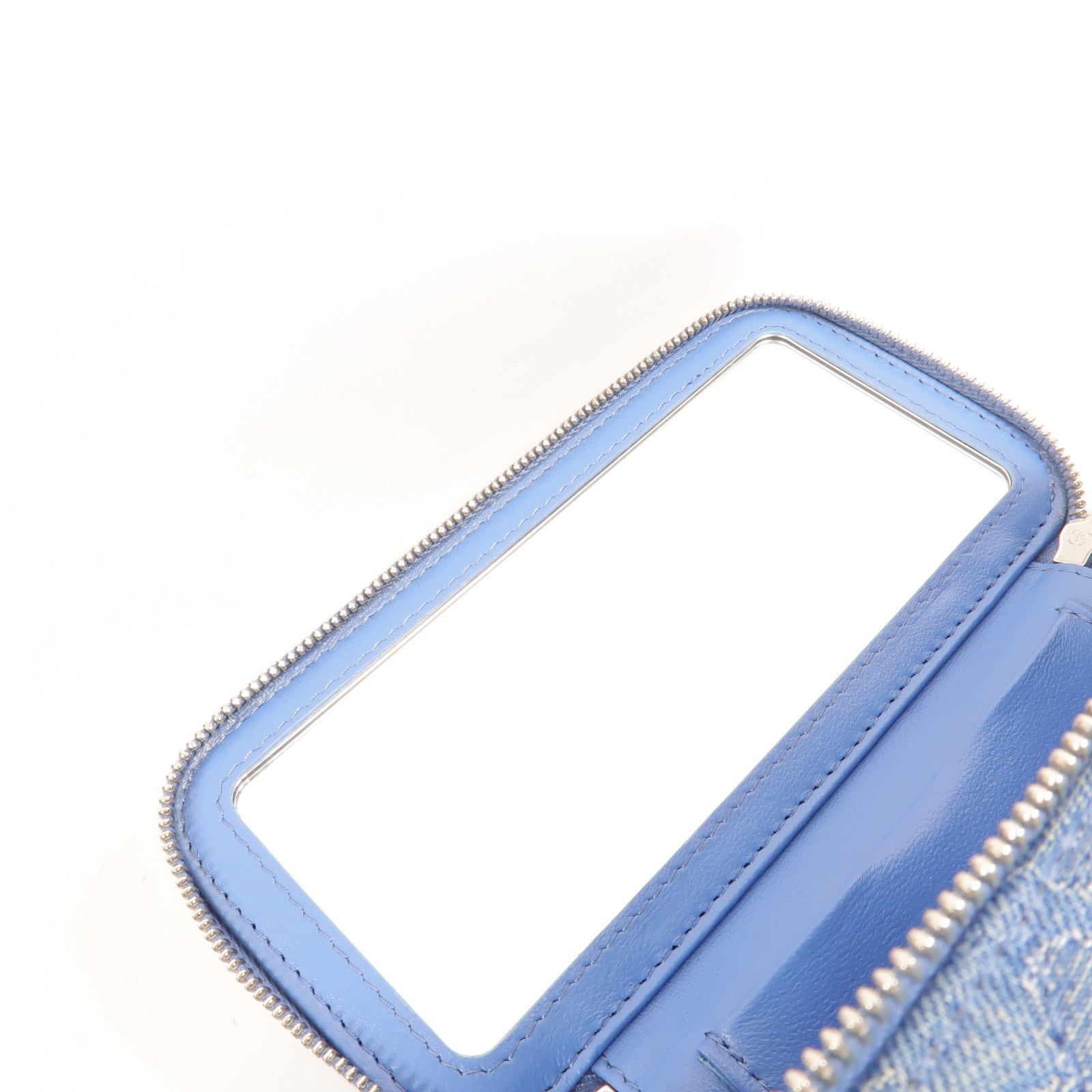 CHANEL Denim Sweetheart Crush Vanity Case肩背袋