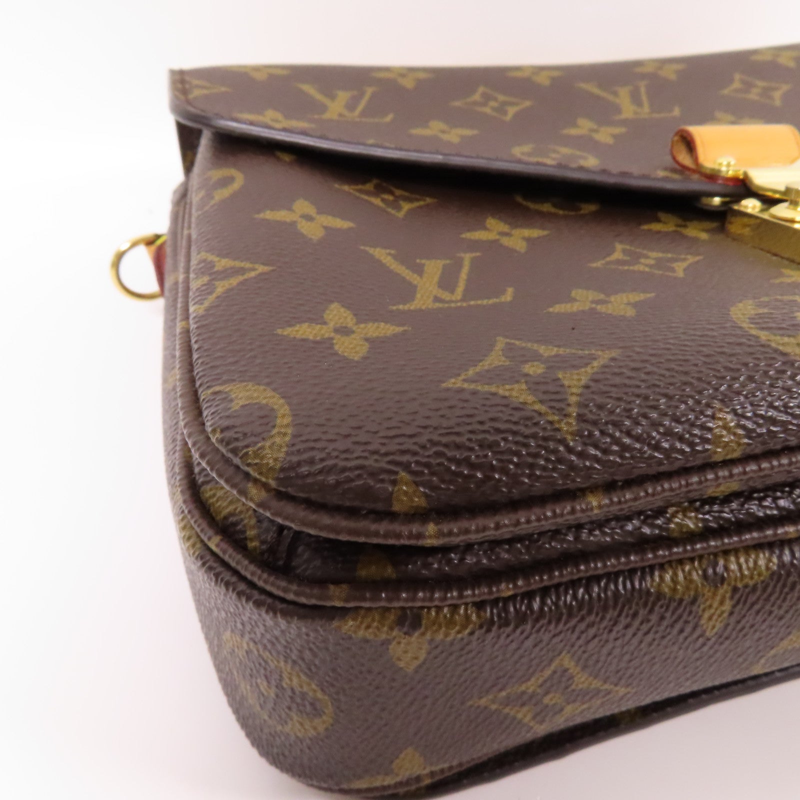 LOUIS VUITTON LV GHW Pochette Metis MM 2 Way Bag M44875 Monogram Brown