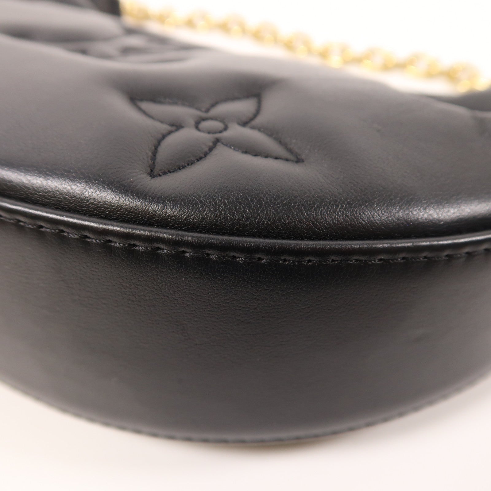 LOUIS VUITTON 牛皮皮革Bubble Glam Over The Moon金扣鏈帶肩背袋