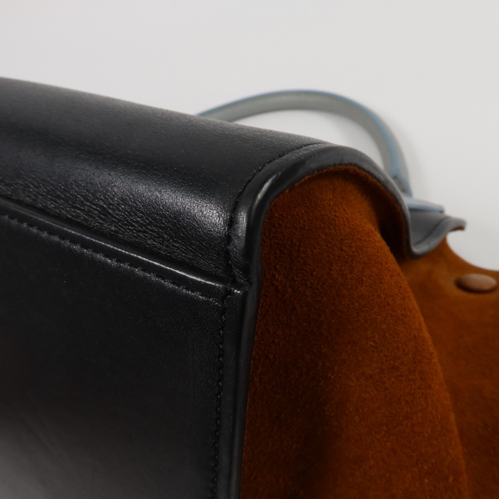 CELINE 牛皮皮革Trapeze Small手挽肩背兩用袋