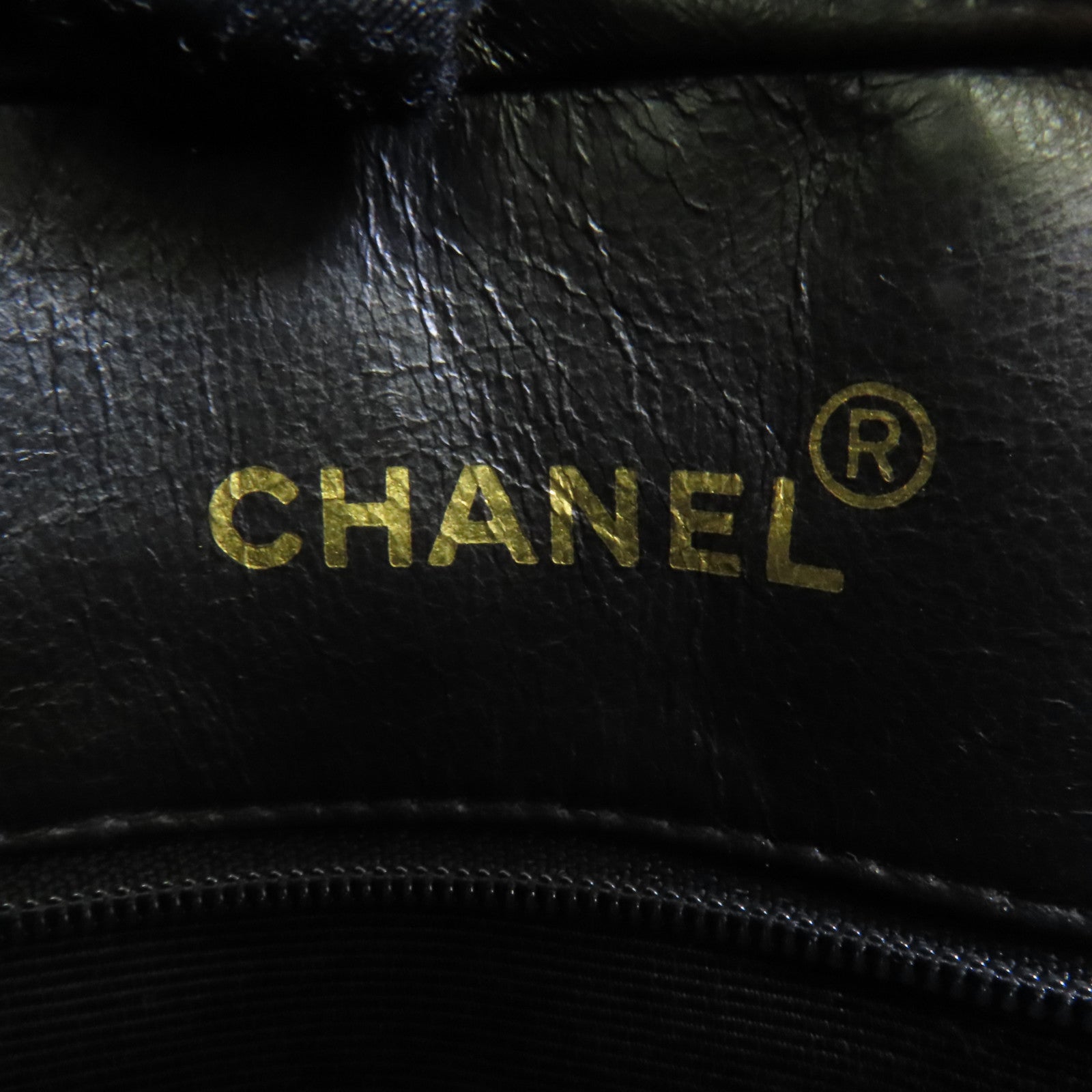 CHANEL 羊皮皮革Vintage Chain Shoulder Bag金扣鏈帶肩背袋