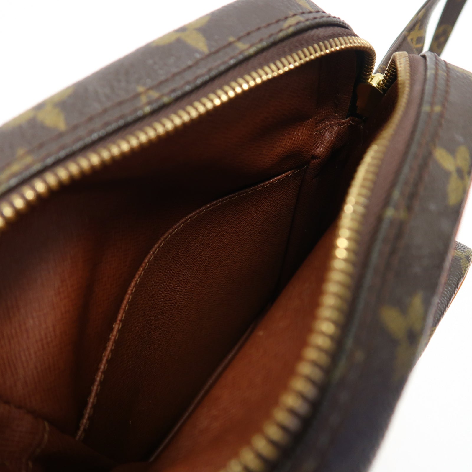 LOUIS VUITTON Monogram Amazon金扣肩背袋啡色