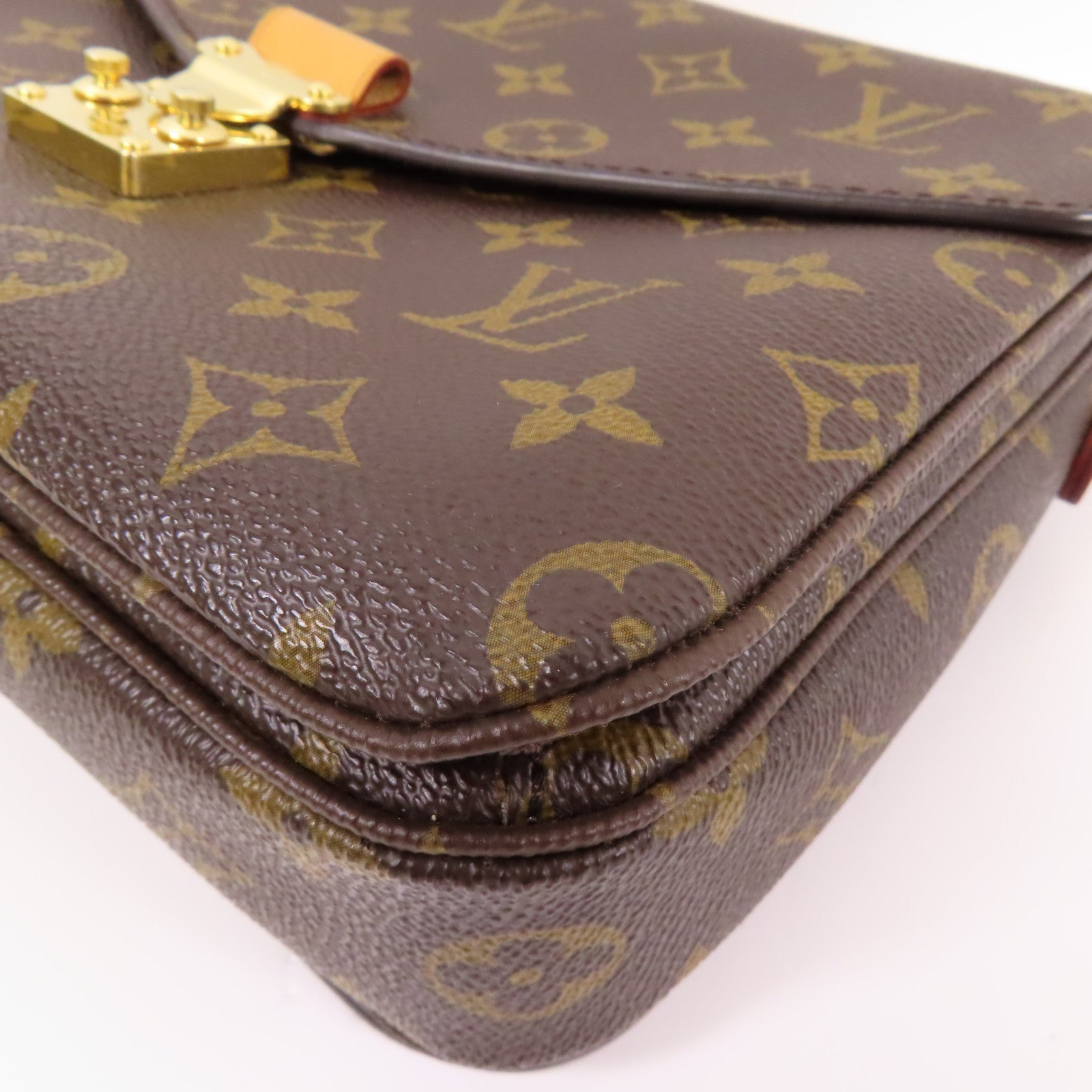 LOUIS VUITTON LV GHW Pochette Metis MM 2 Way Bag M44875 Monogram Brown