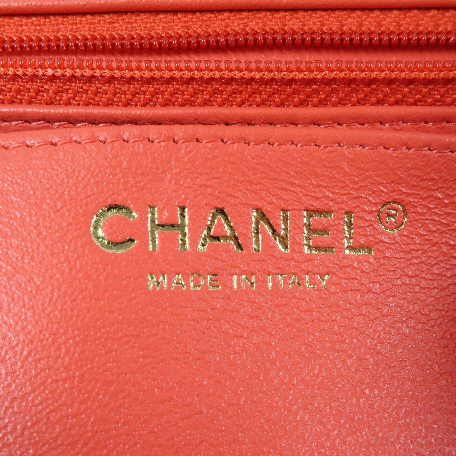 CHANEL 羊皮皮革Mini Classic 17金扣鏈帶肩背袋