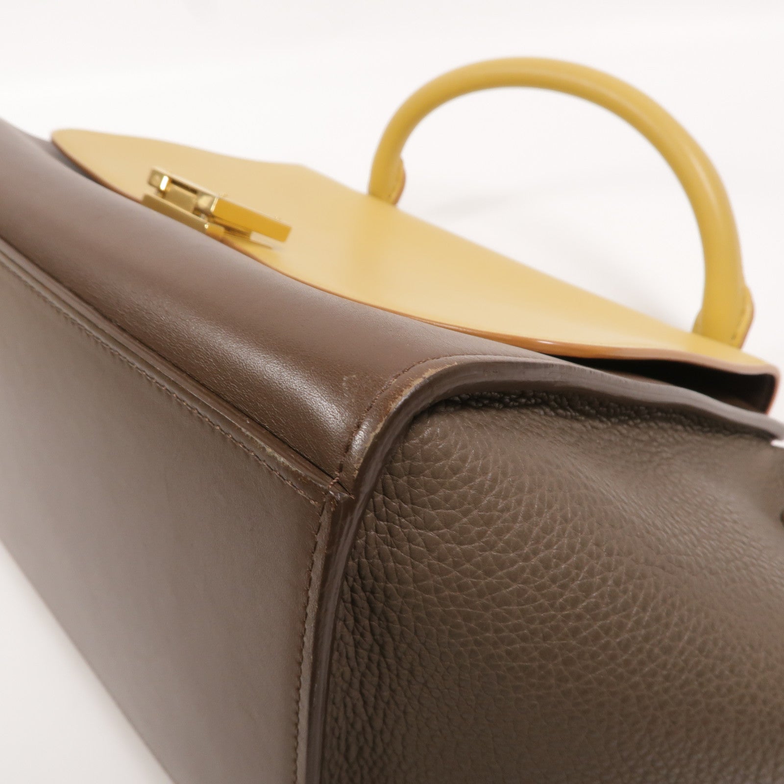 CELINE 牛皮皮革Trapeze Small手挽肩背兩用袋