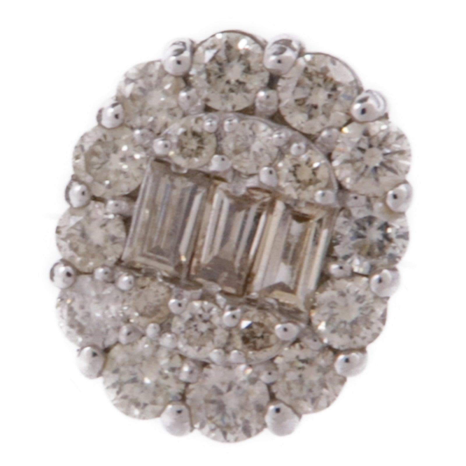 JEWELRY 18K白金Diamond Earrings鑽石耳環