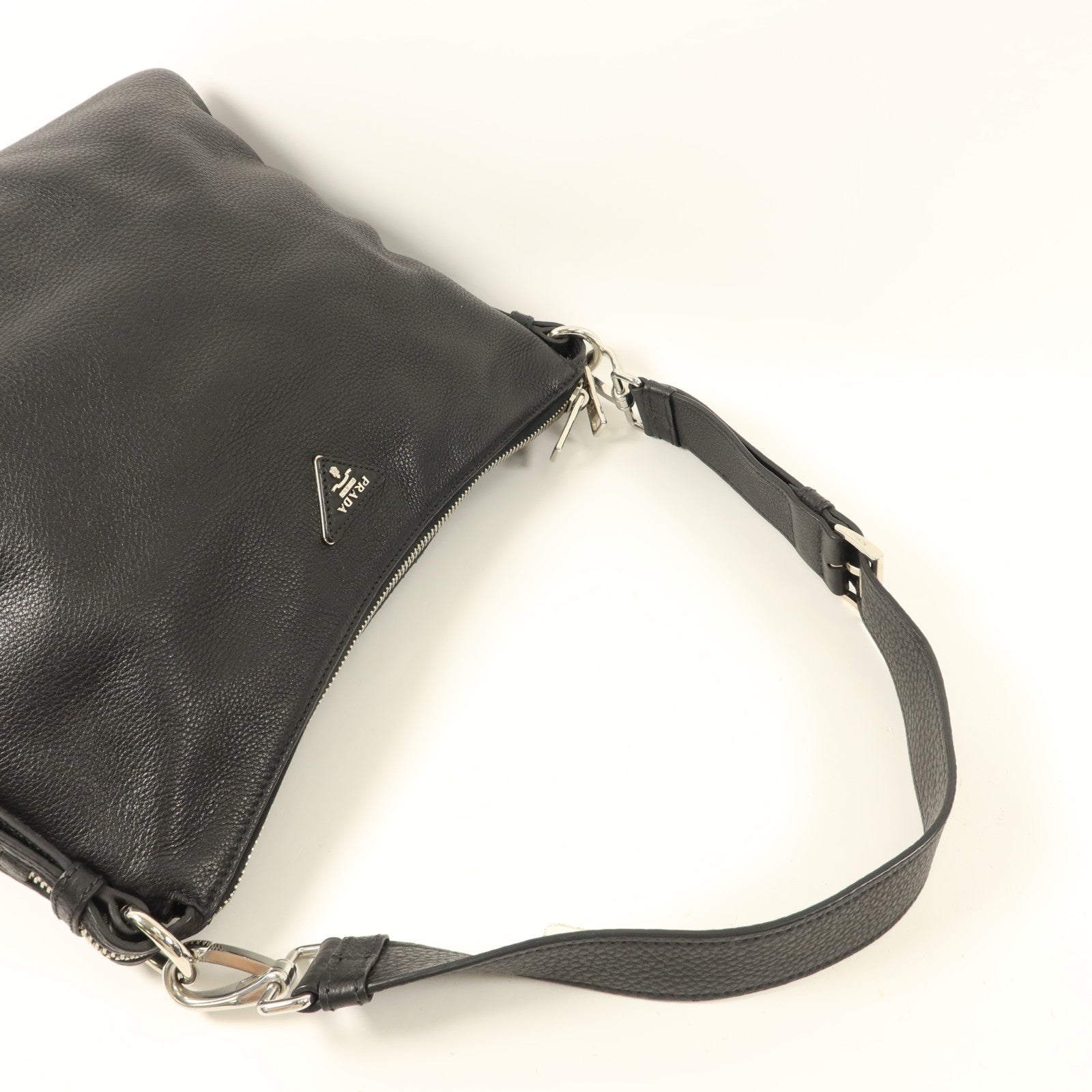 PRADA 牛皮皮革Hobo Bag肩背袋