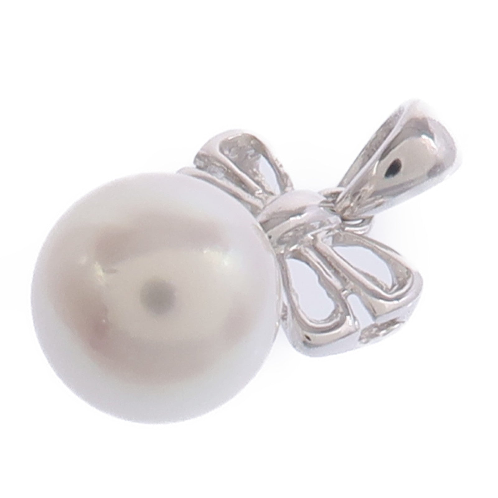 JEWELRY 【激減優惠】18K白金Pearl Pendant Top珍珠吊墜