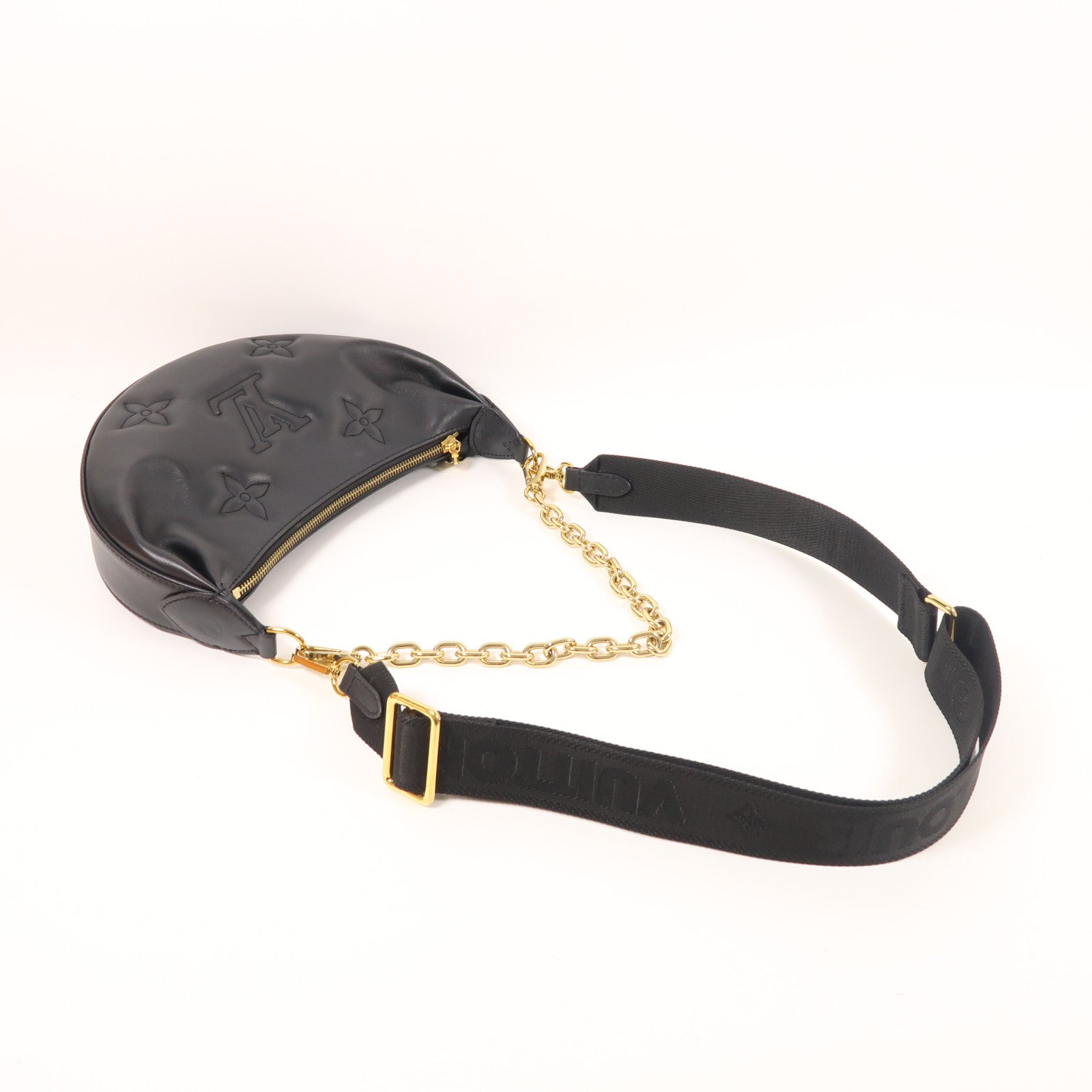 LOUIS VUITTON 牛皮皮革Bubble Glam Over The Moon金扣鏈帶肩背袋