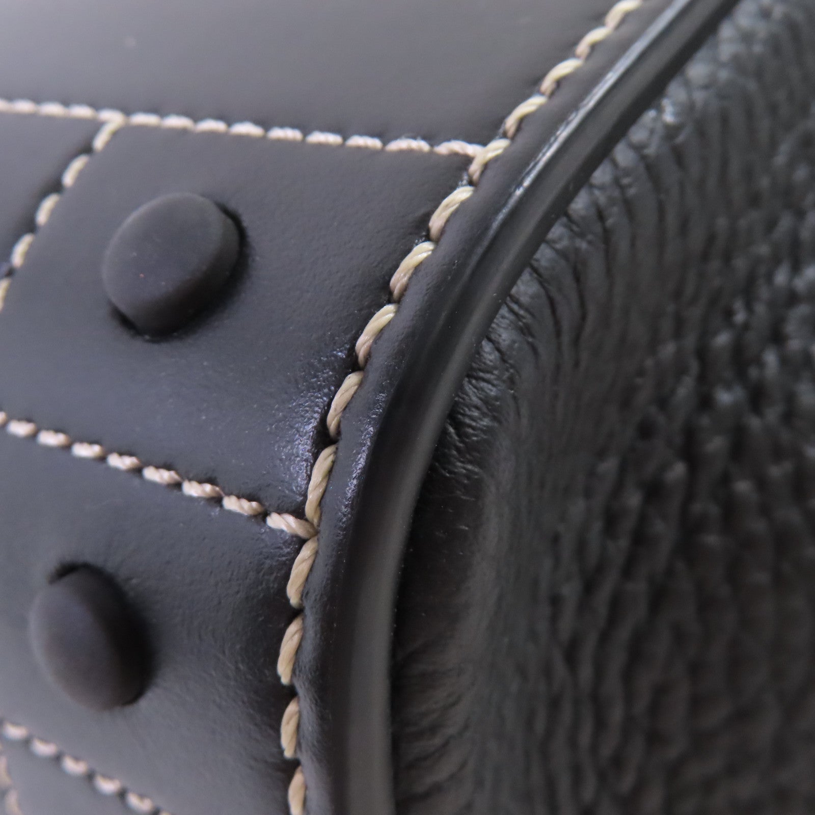 TOD'S 【激減優惠】牛皮皮革2Way Shoulder Bag銀扣手挽肩背兩用袋黑色