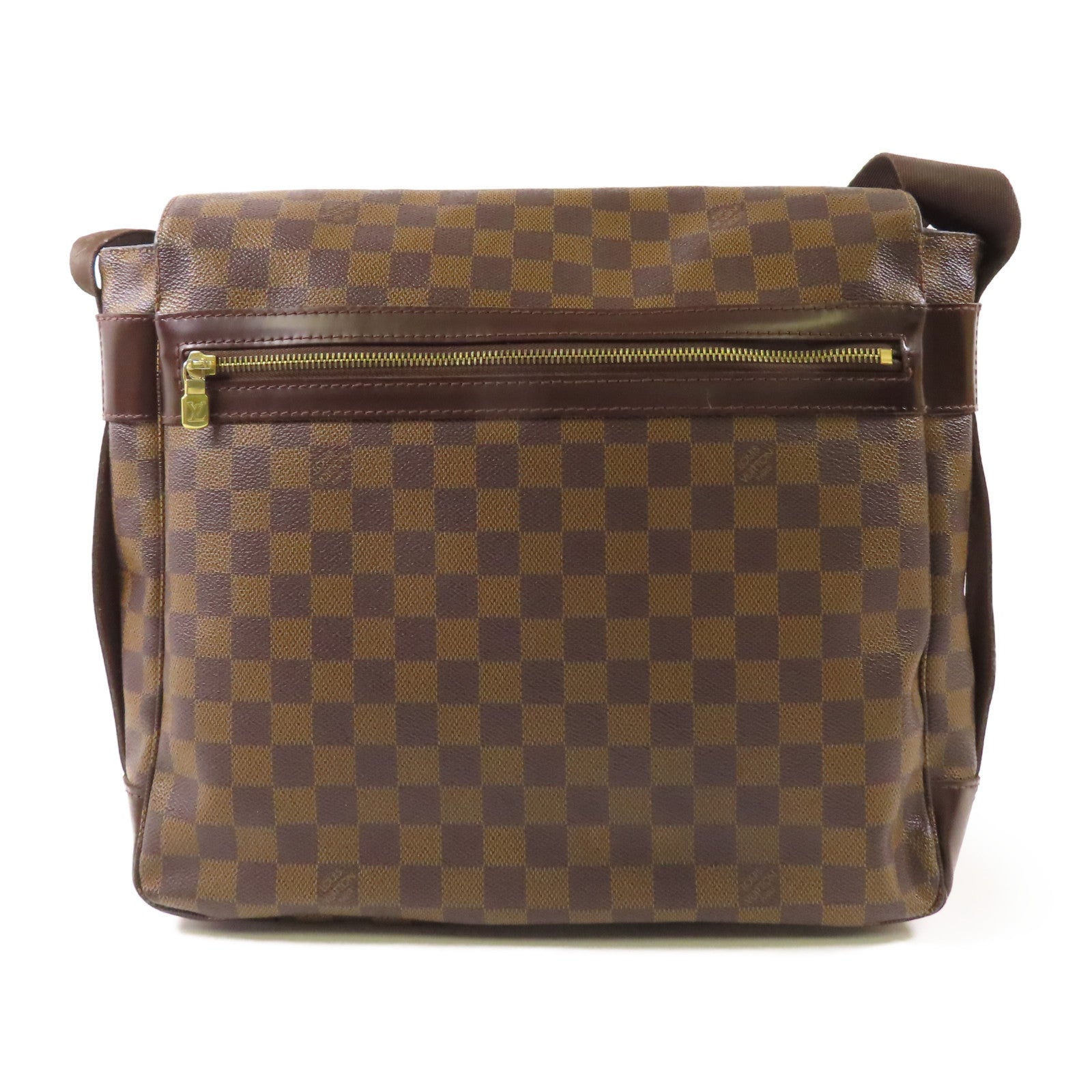 LOUIS VUITTON Damier Bastille金扣肩背袋
