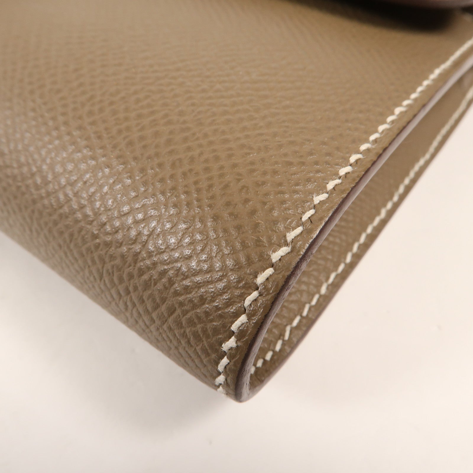 HERMES Epsom皮革Constance To Go金扣肩背袋Etoupe