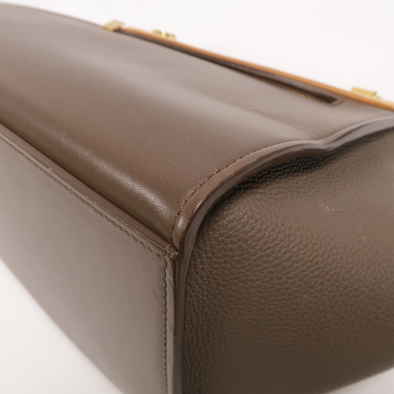 CELINE 牛皮皮革Trapeze Small手挽肩背兩用袋