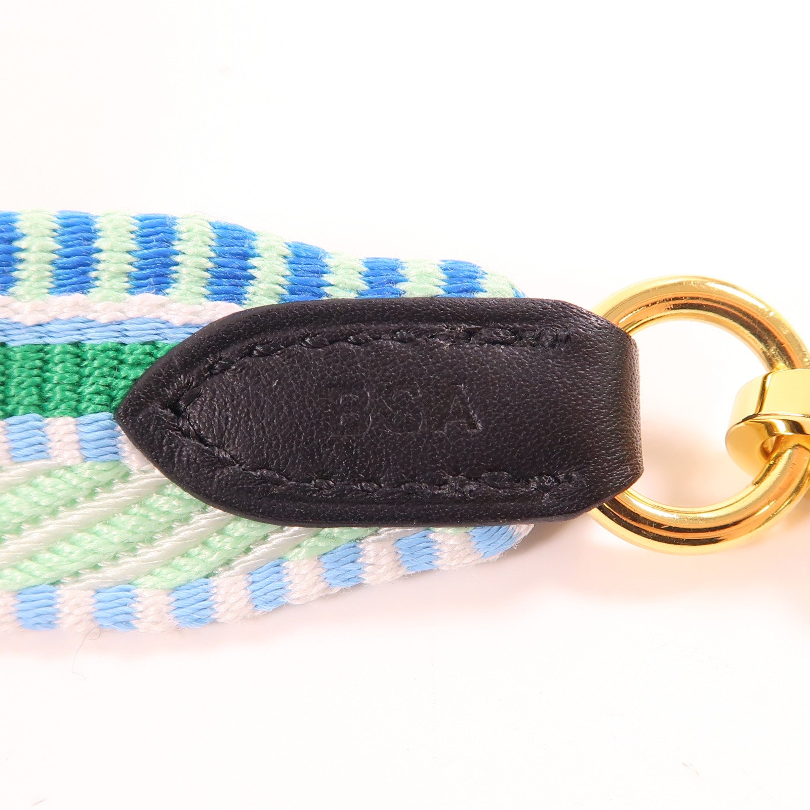 HERMES Canvas Sangle Cavele Strap金扣肩背帶彩色