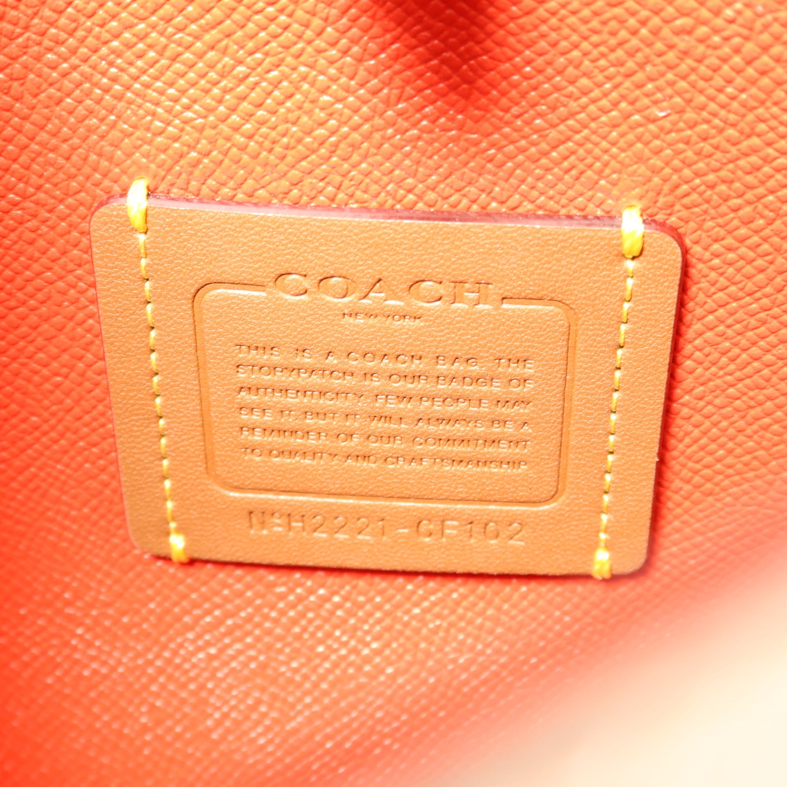 COACH 塗層帆布2 Way Shoulder金扣手挽肩背兩用袋