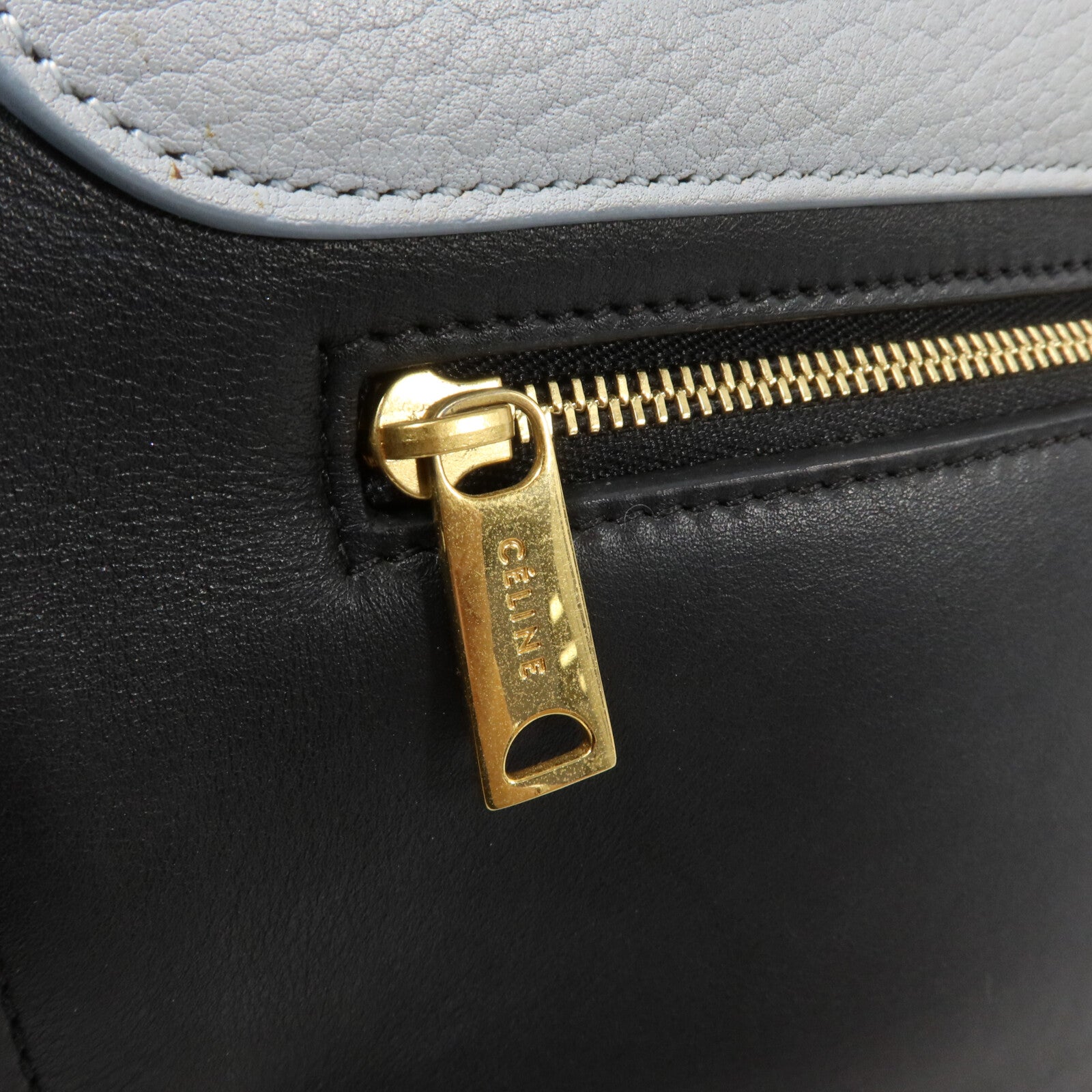 CELINE 牛皮皮革Trapeze Small手挽肩背兩用袋