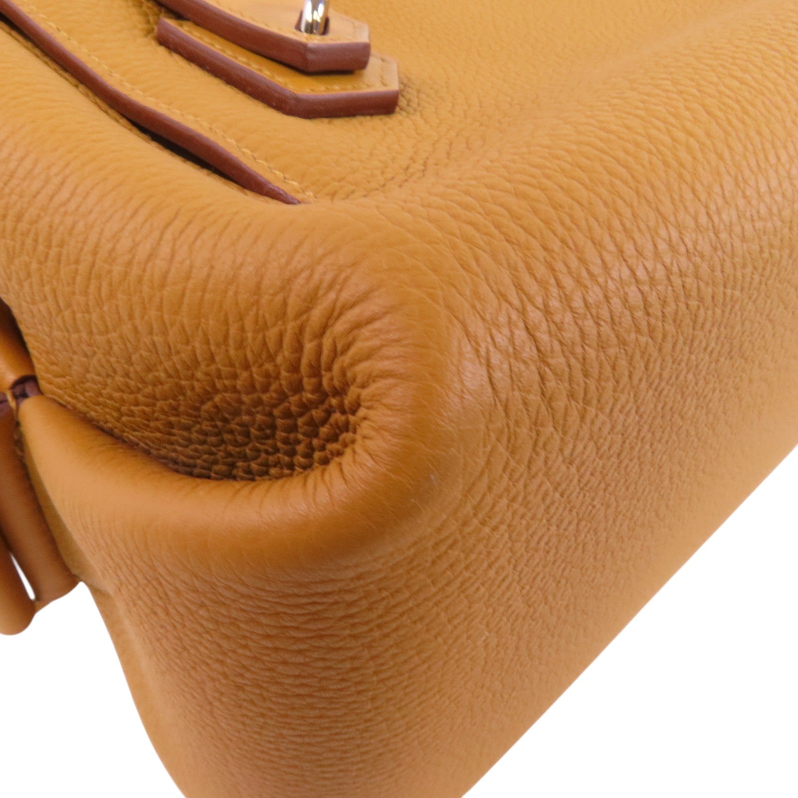 HERMES Togo皮革Emile 30銀扣肩背袋