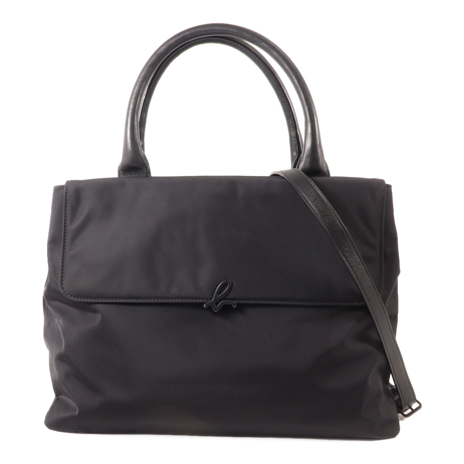 agnes b. 尼龍2 Way Shoulder Bag手挽肩背兩用袋